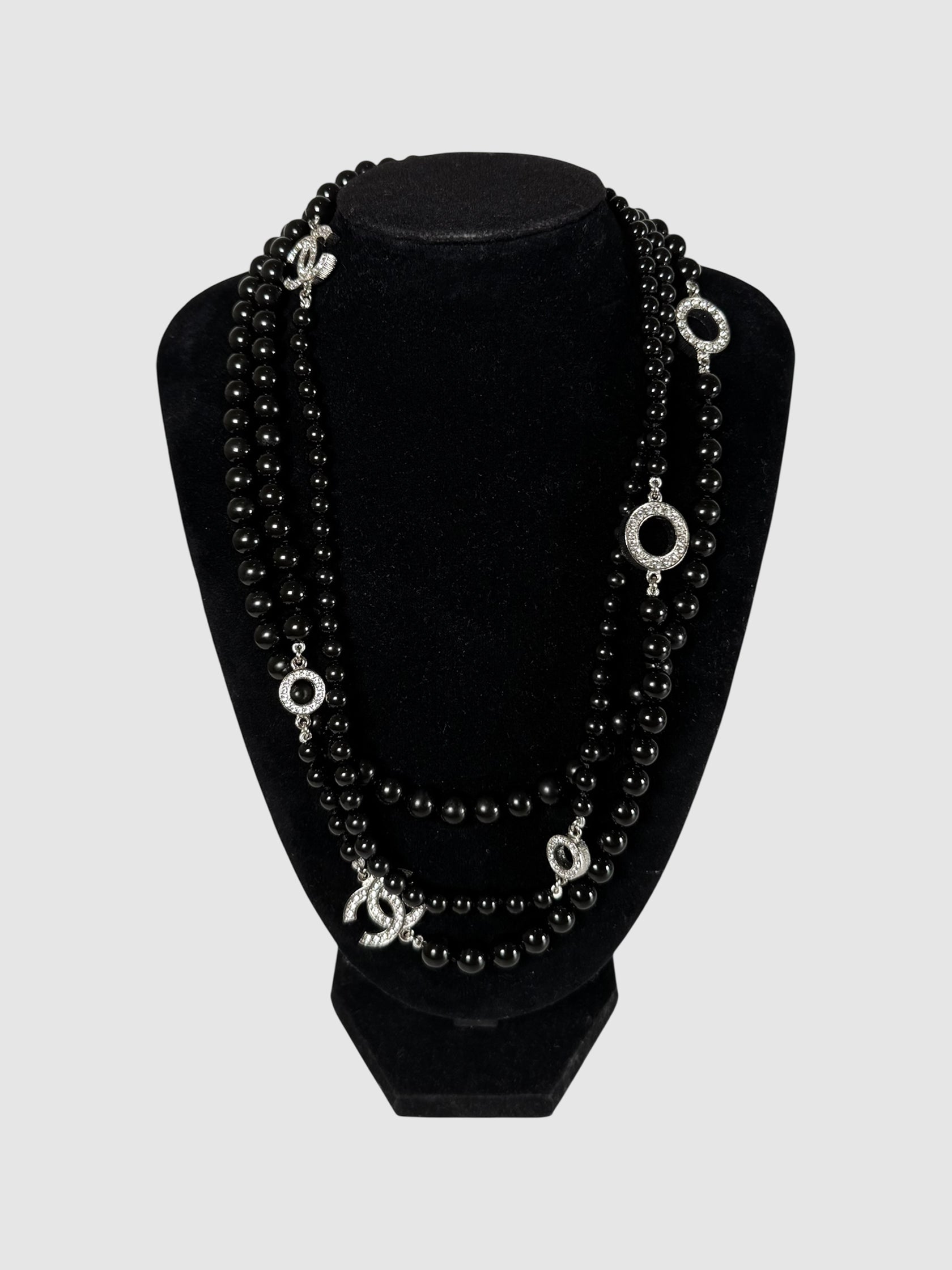 2016 Long Beaded CC Necklace