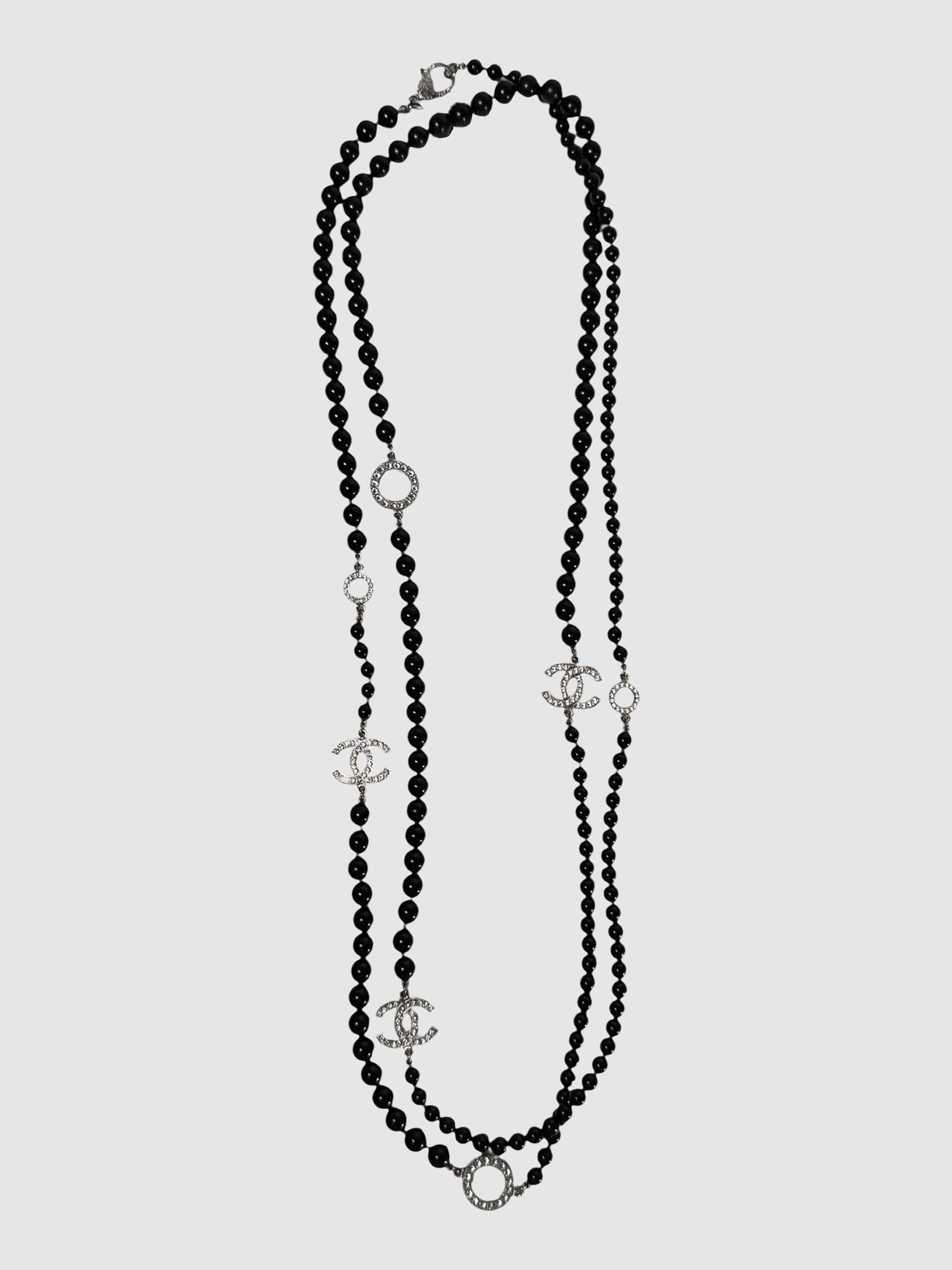 2016 Long Beaded CC Necklace