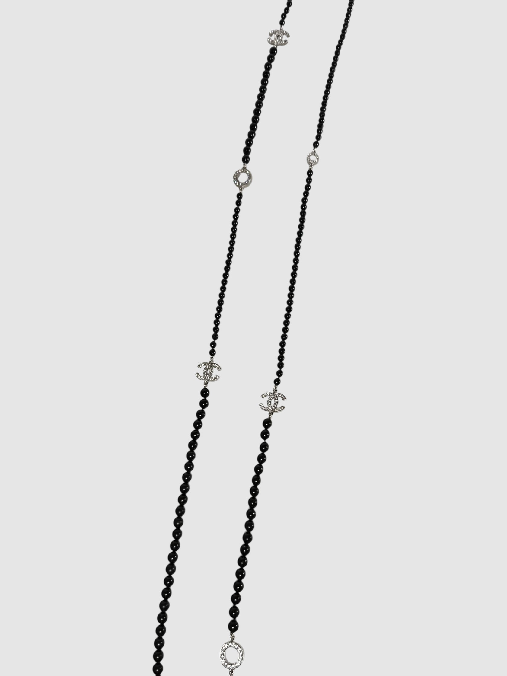 2016 Long Beaded CC Necklace