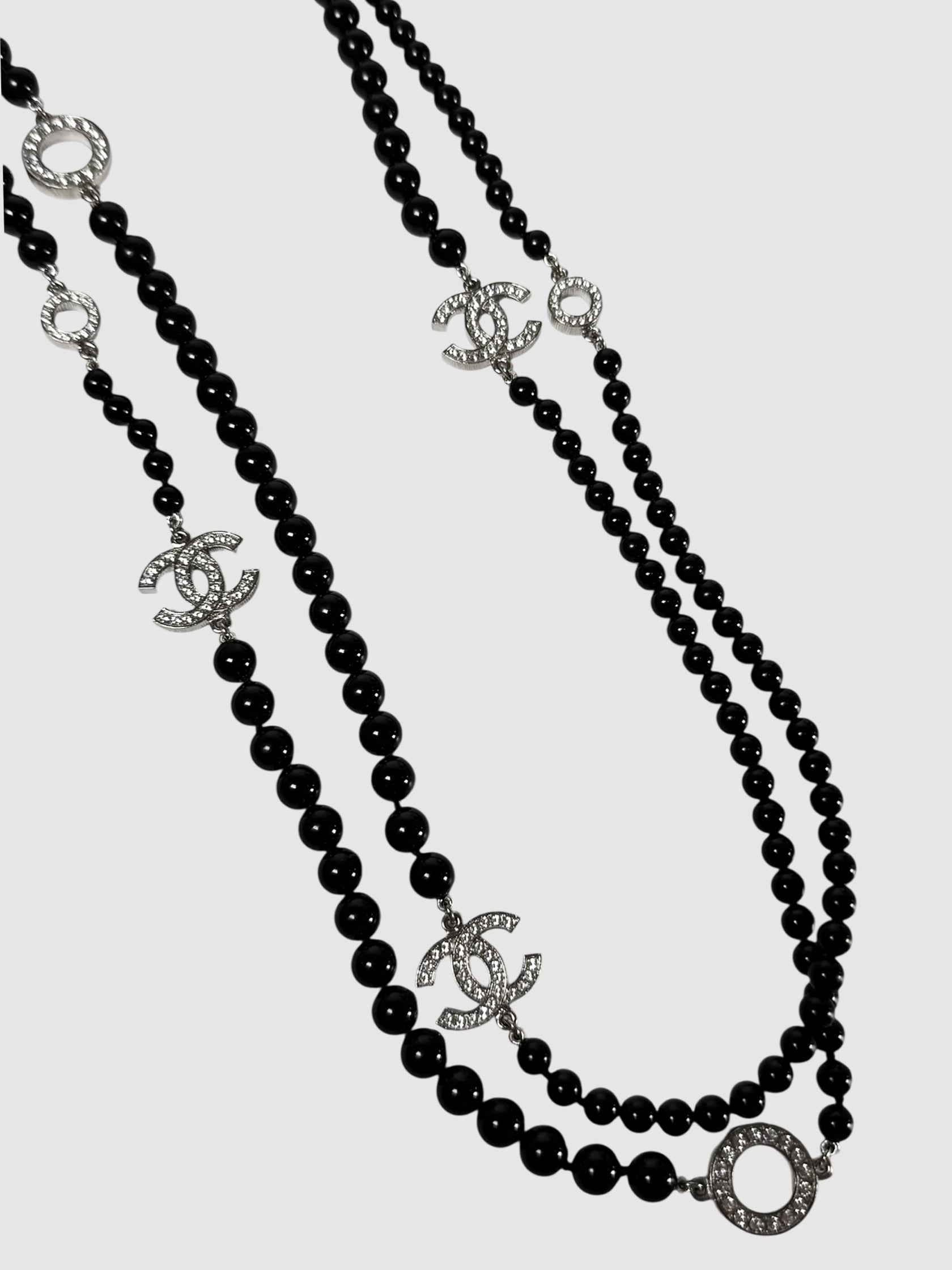 2016 Long Beaded CC Necklace