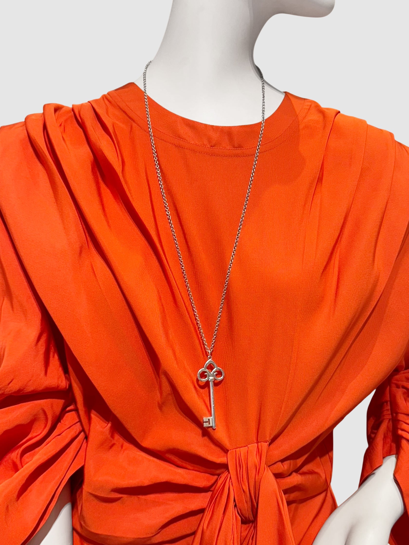 Fleur De Lis Key Necklace