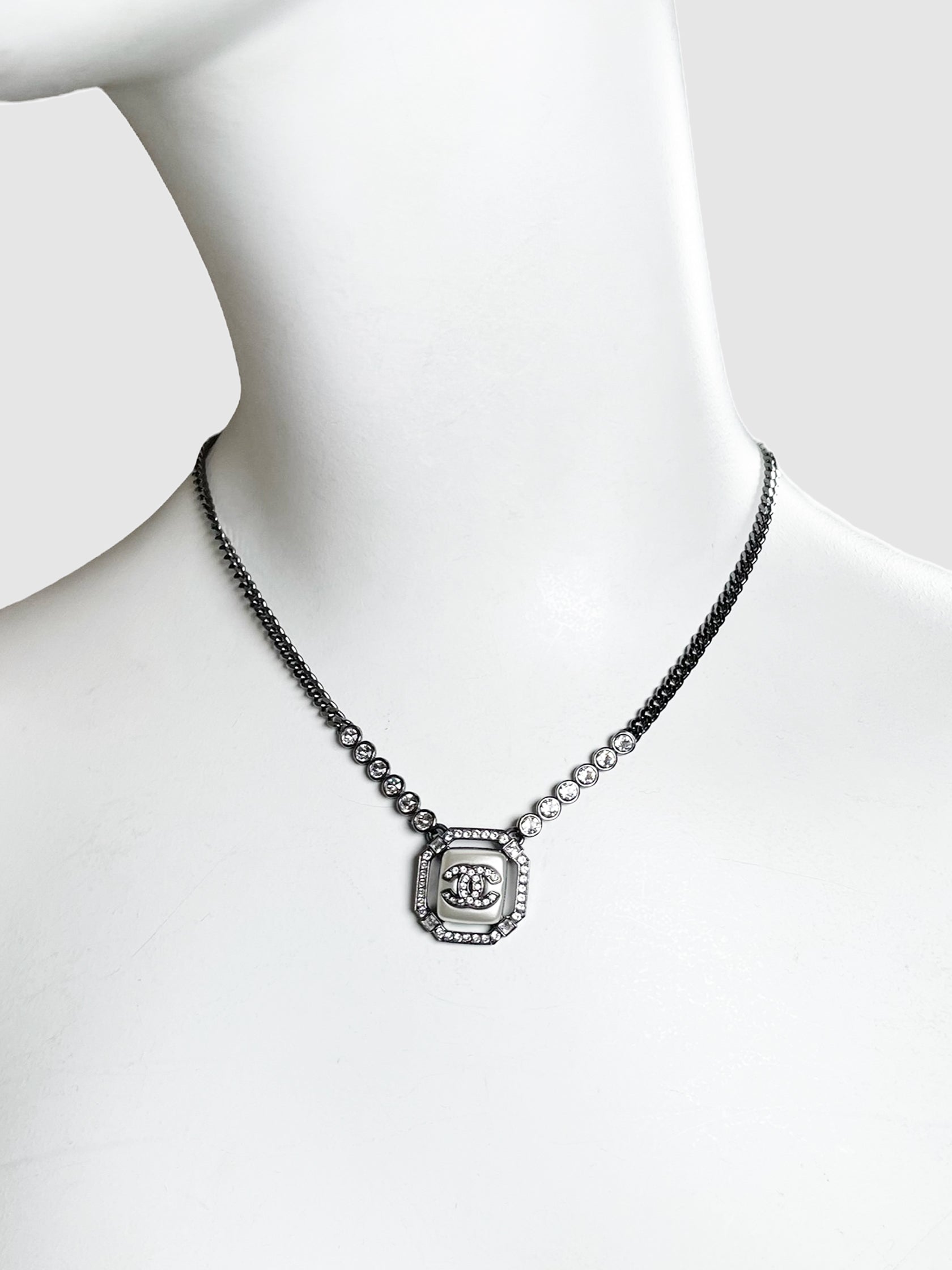 CC Rhinestone Necklace