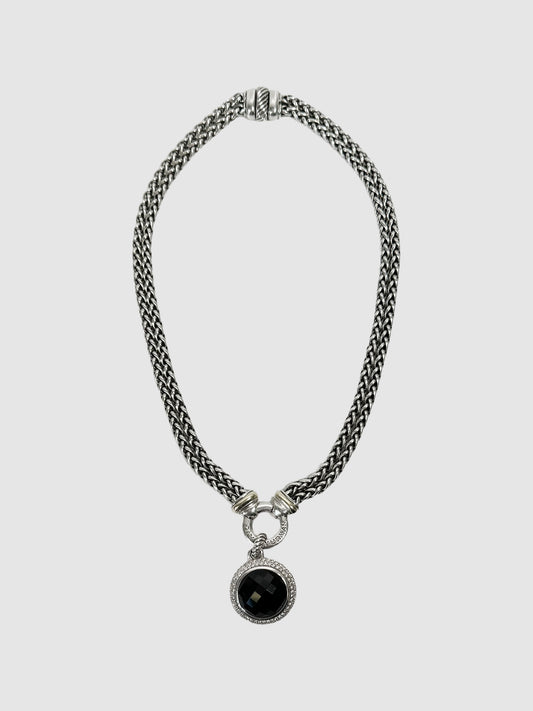 David Yurman Cerise Pendant and Chain Necklace Set