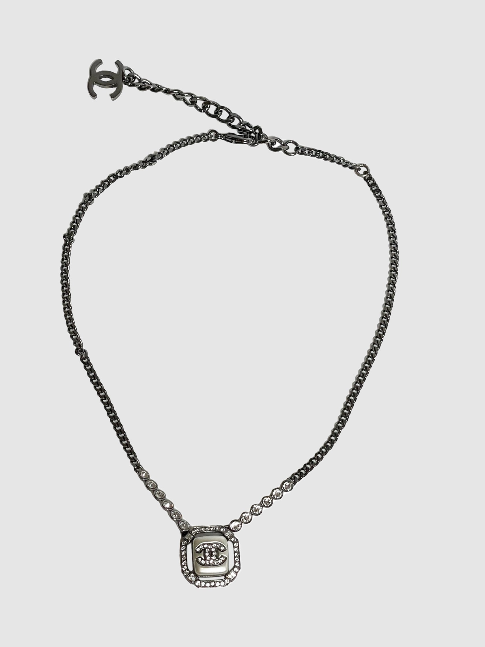 CC Rhinestone Necklace