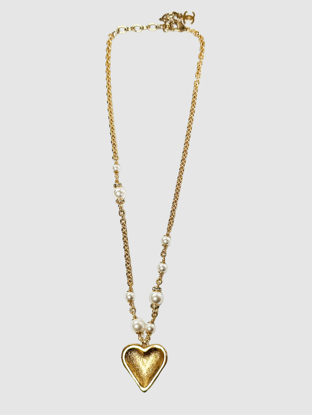 CC Heart Pendant Necklace