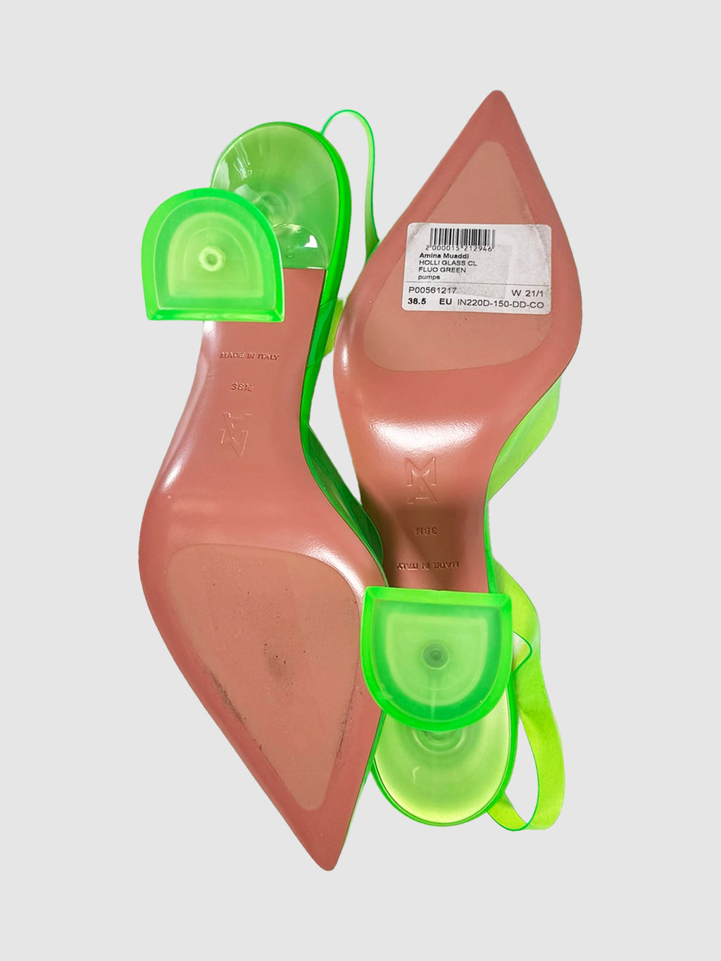Holli Glass PVC Pumps - Size 38.5
