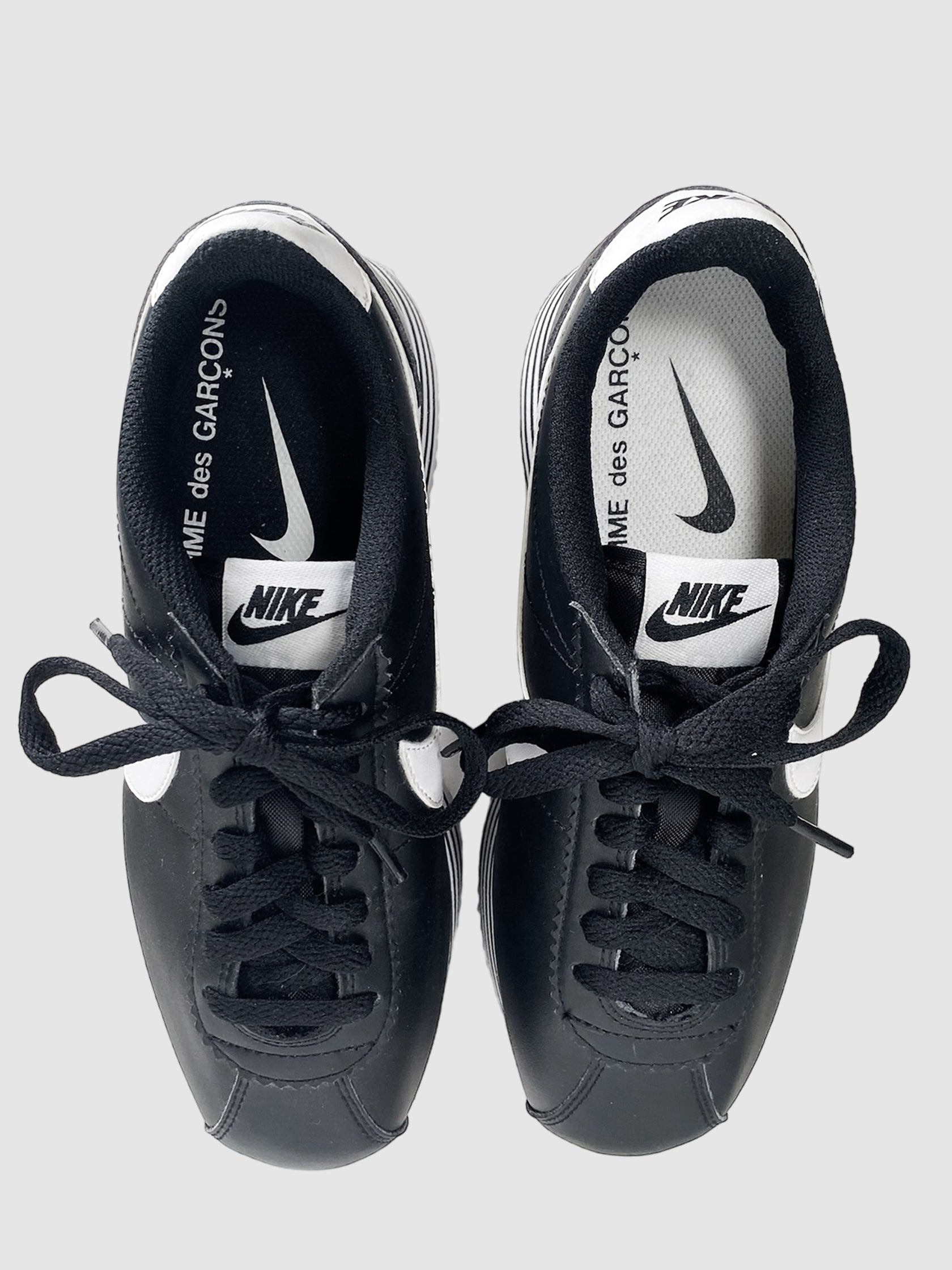 Leather Low Top Wedge Sneakers - Size 36.5