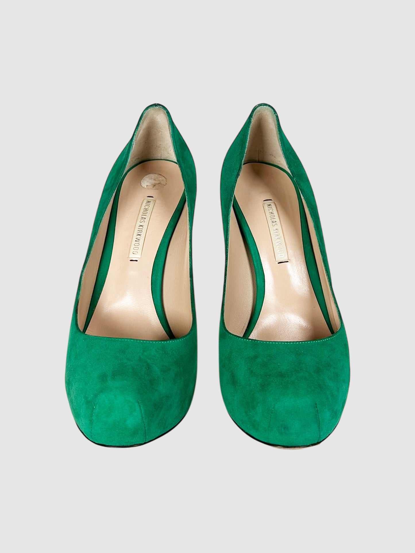 Suede Pumps