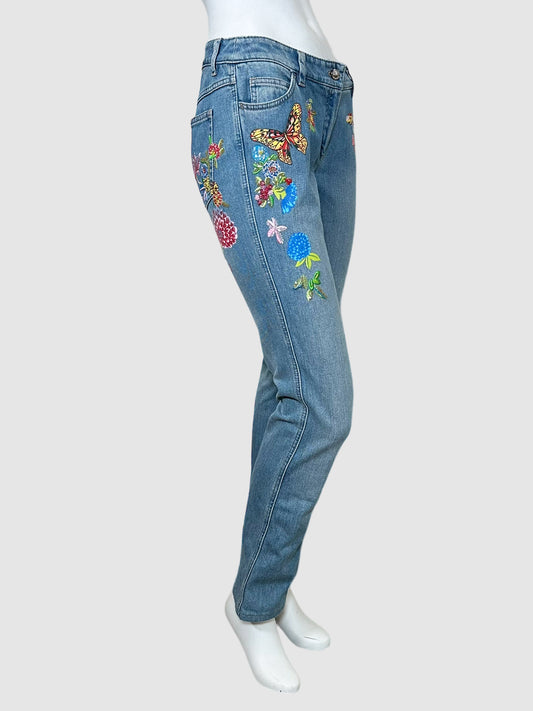 No Label Low-Waisted Printed Jeans - Size S