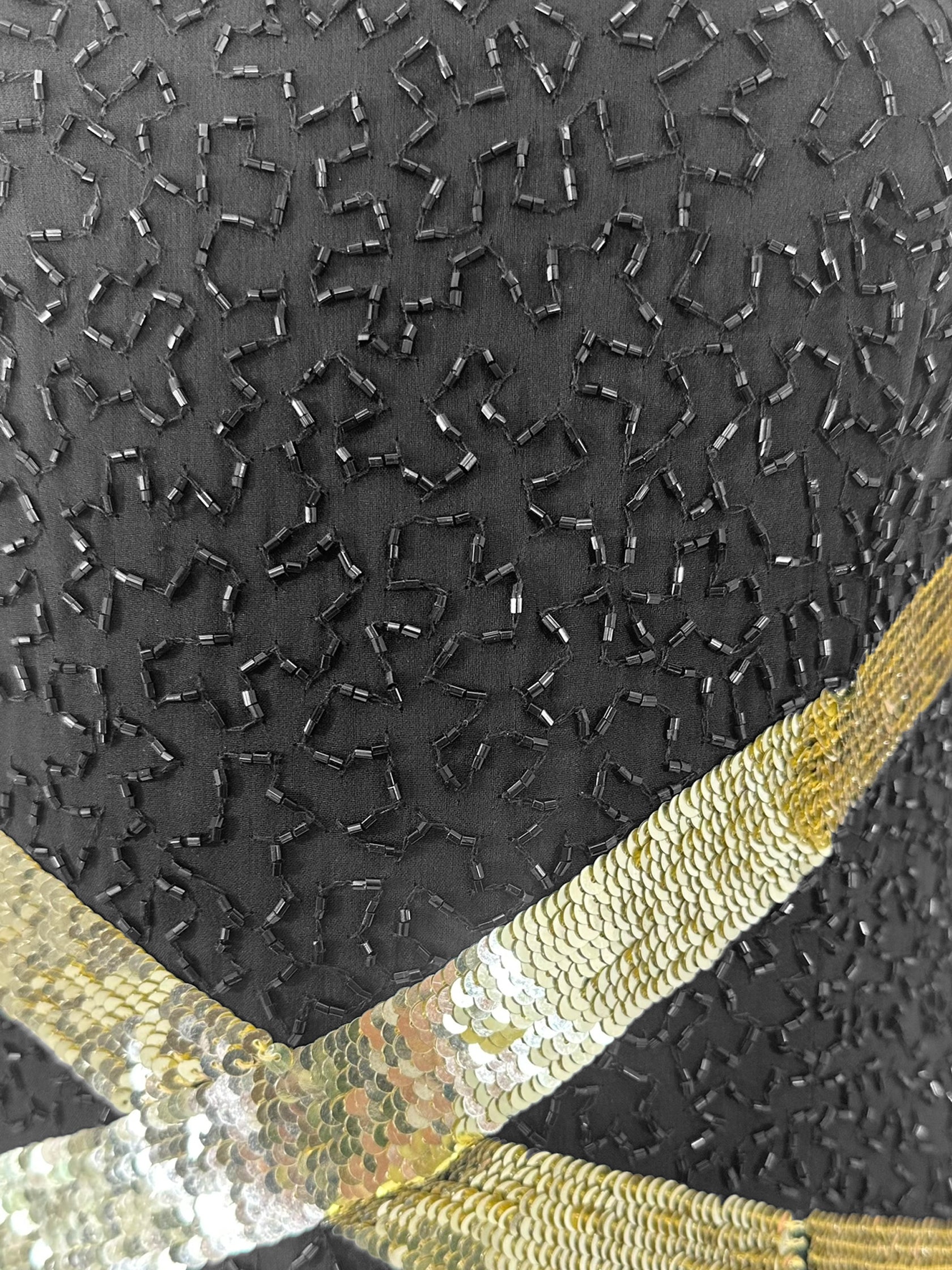 Bow Detail Beaded Maxi Dress