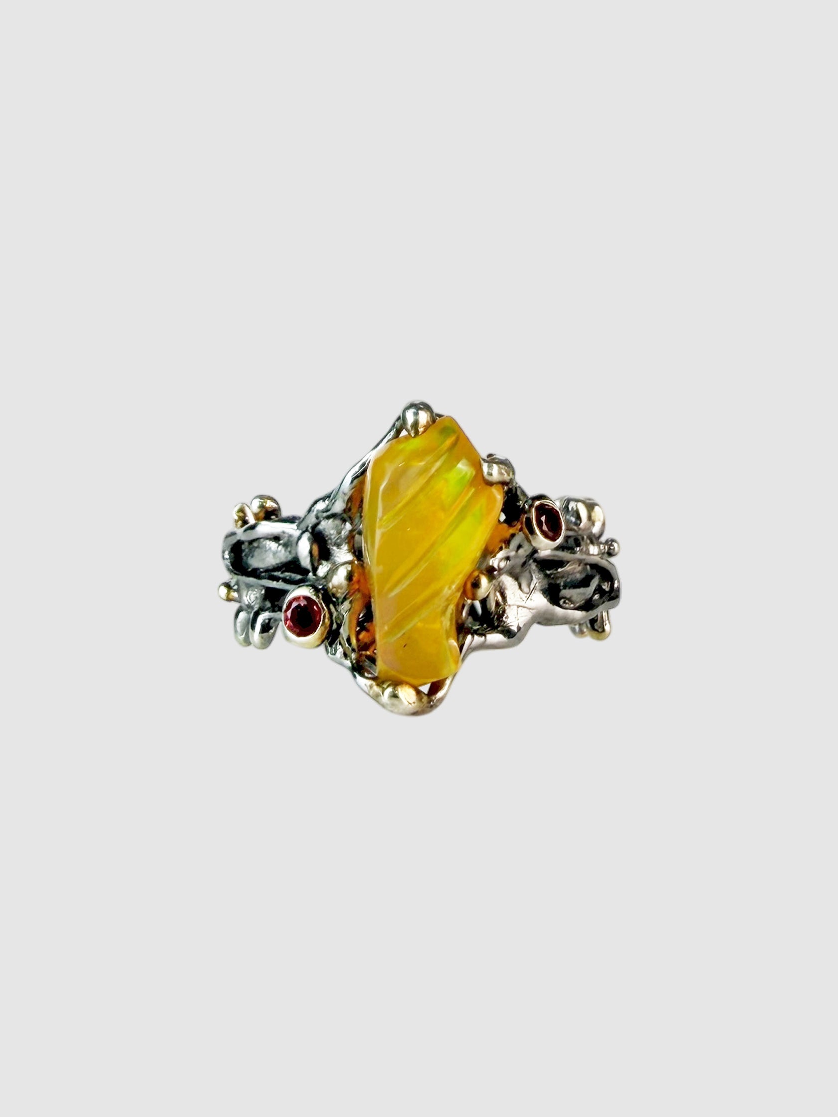 Raw Citrine Ring