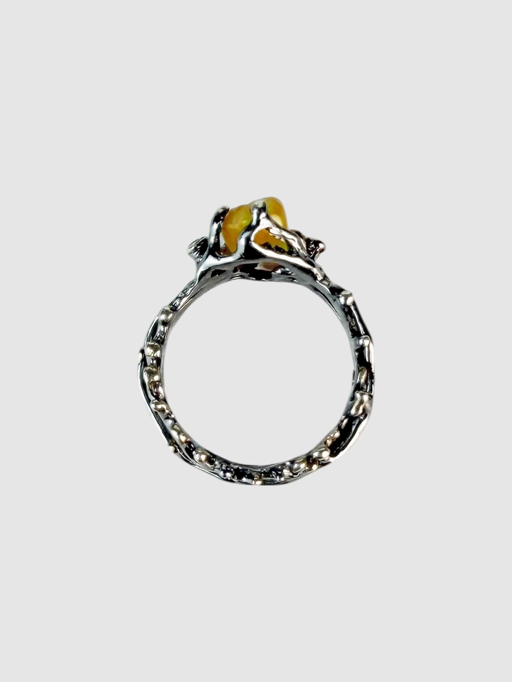 Raw Citrine Ring
