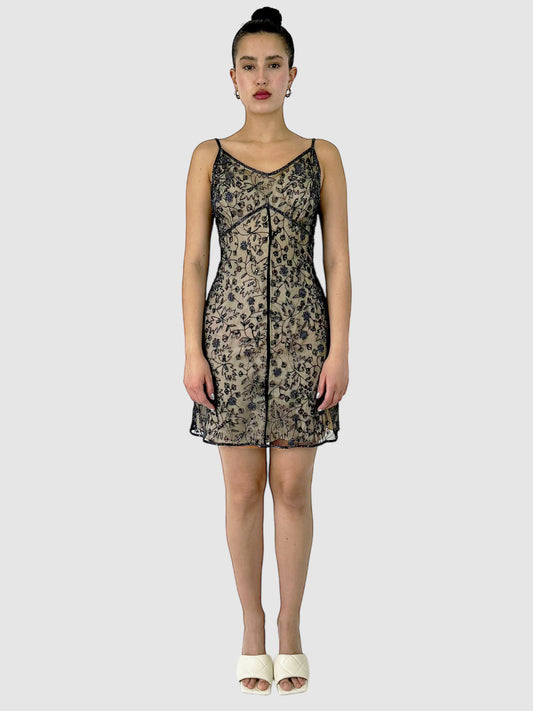 Beaded Floral Dress