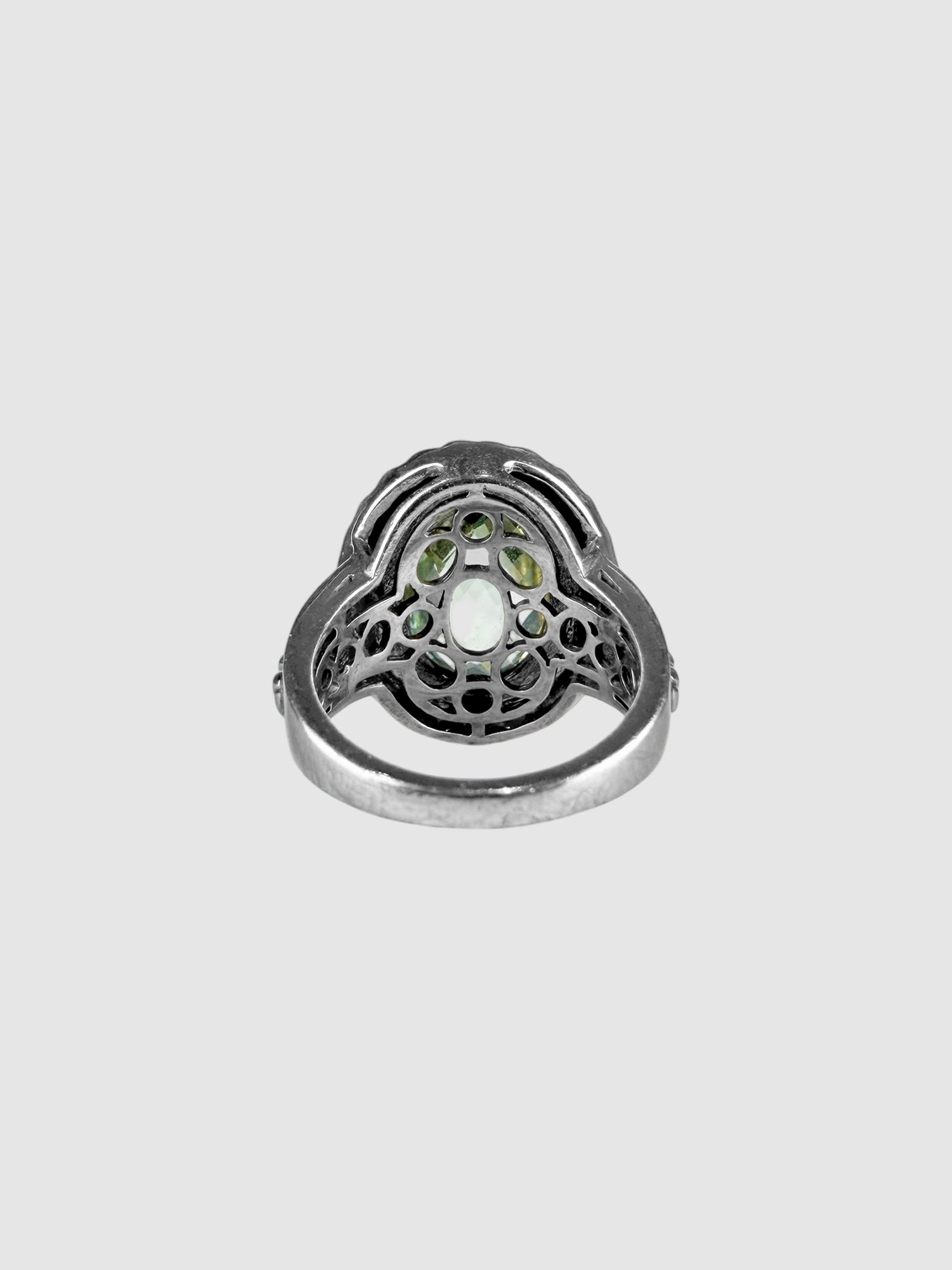 Oval Quarts Ring