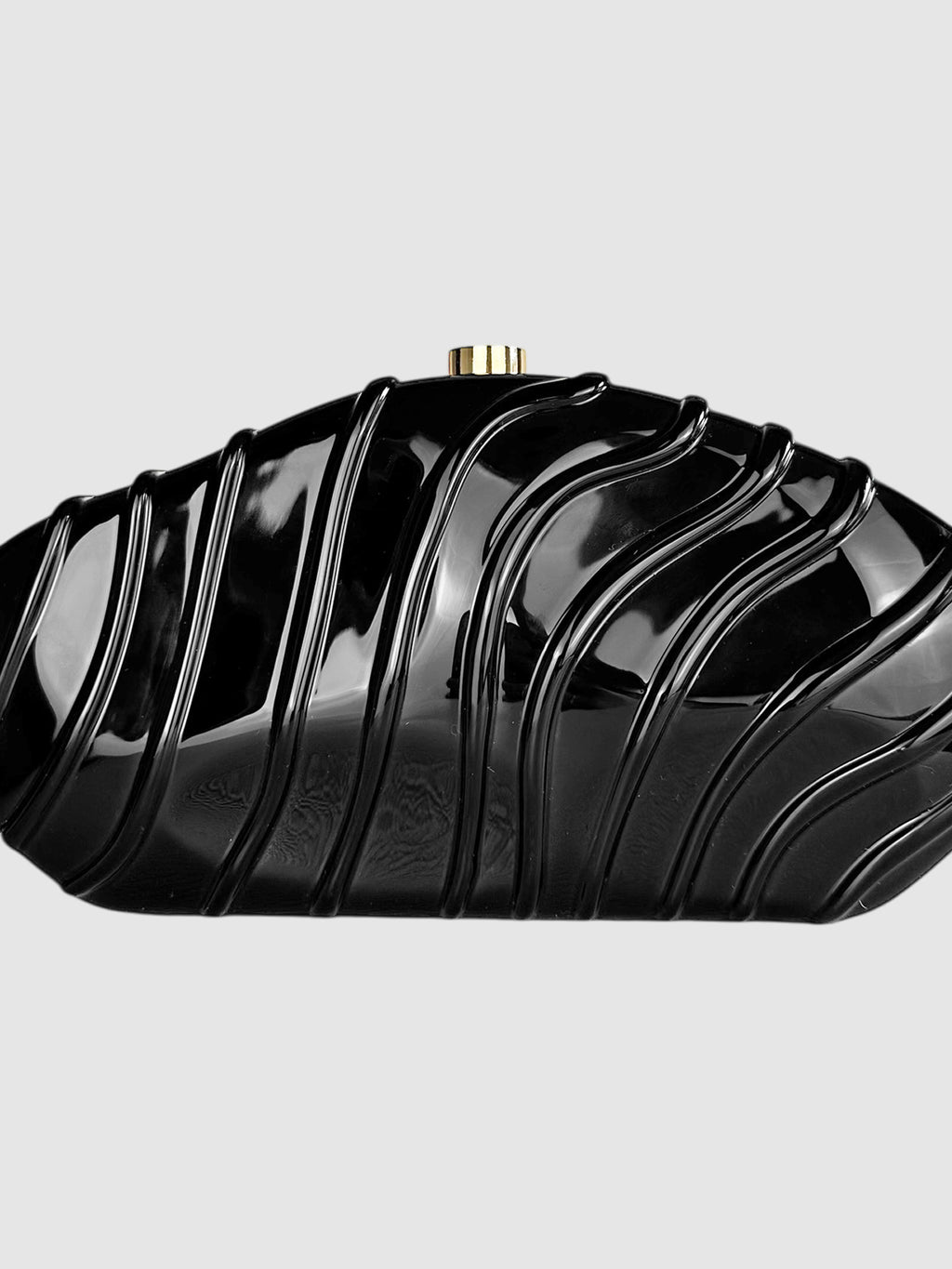 Acrylic Shell Chain Strap Clutch