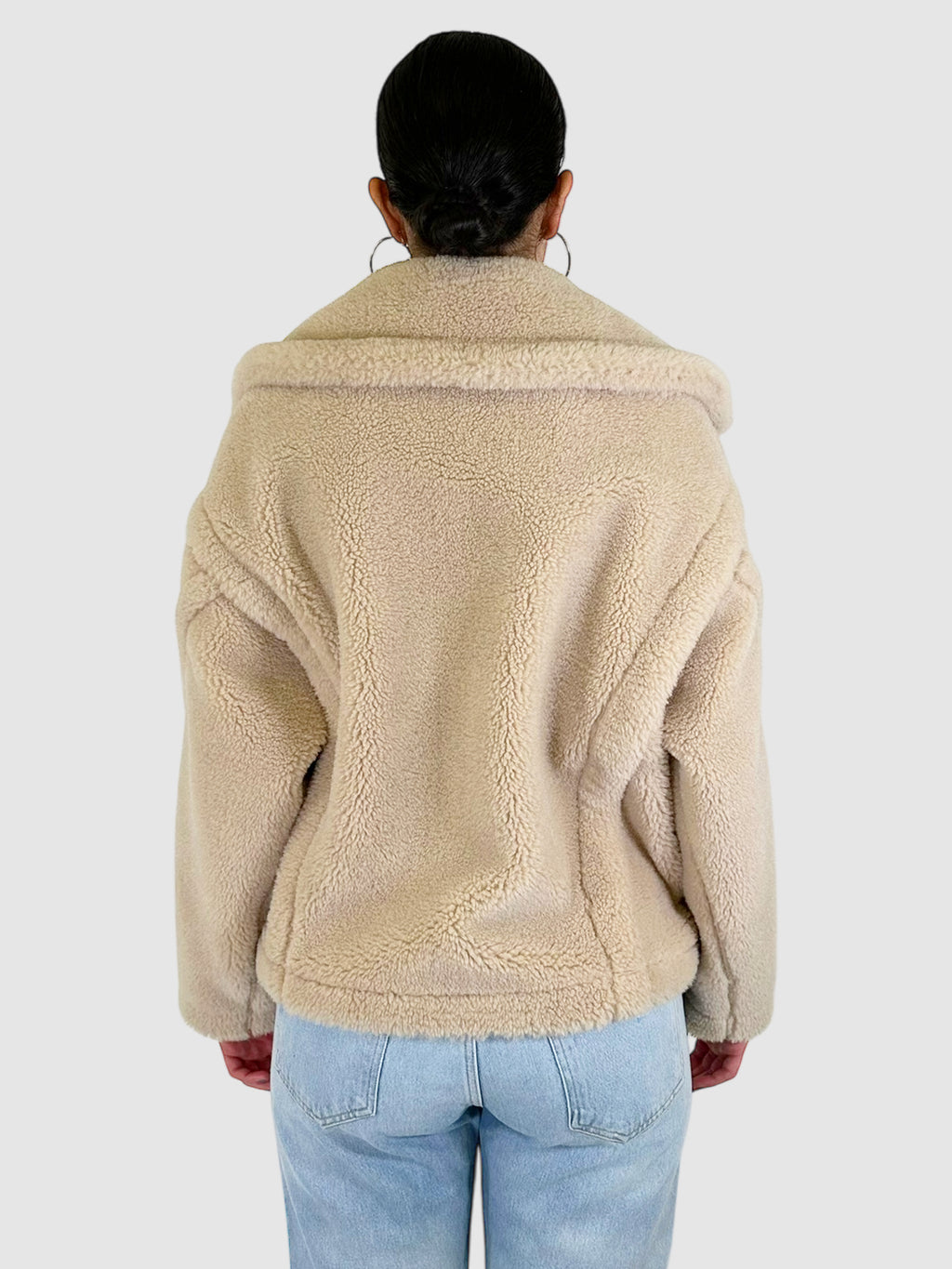 Double-Breasted Teddy Coat