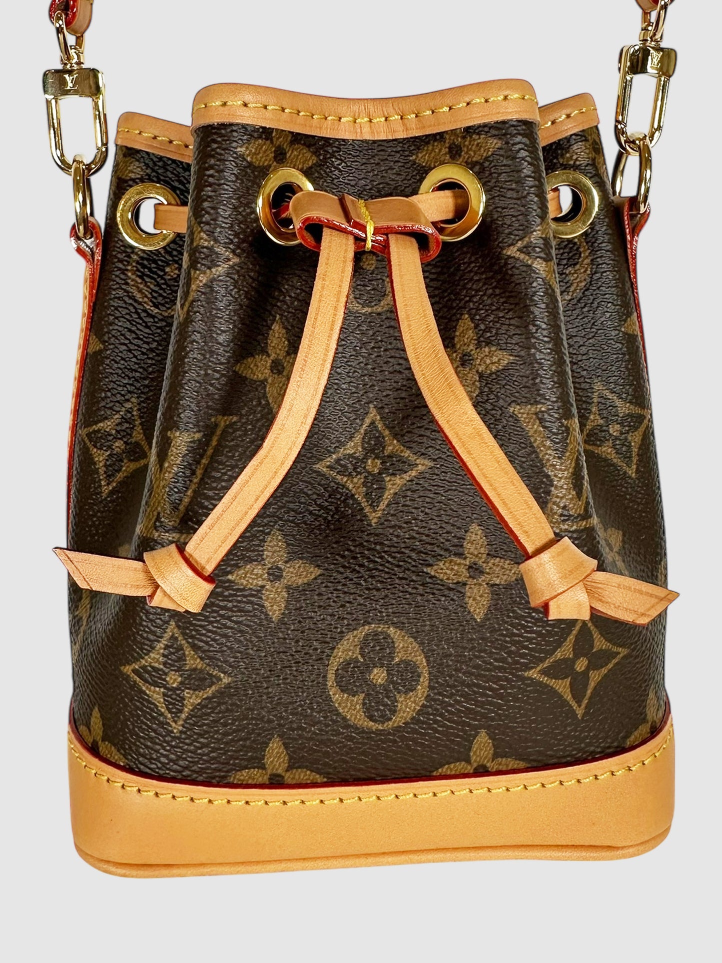 Nano Noé Monogram Bucket Bag