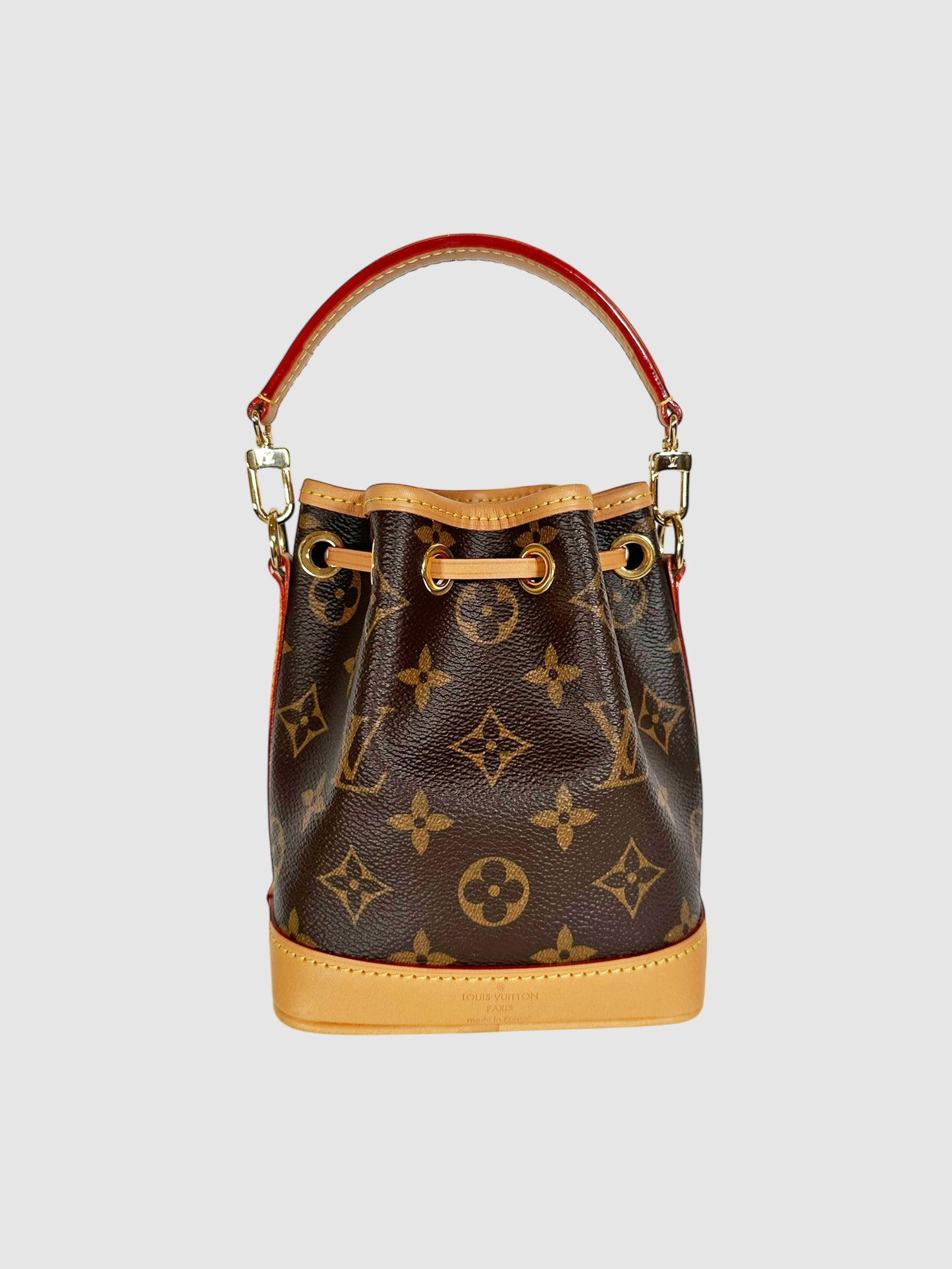 Nano Noé Monogram Bucket Bag