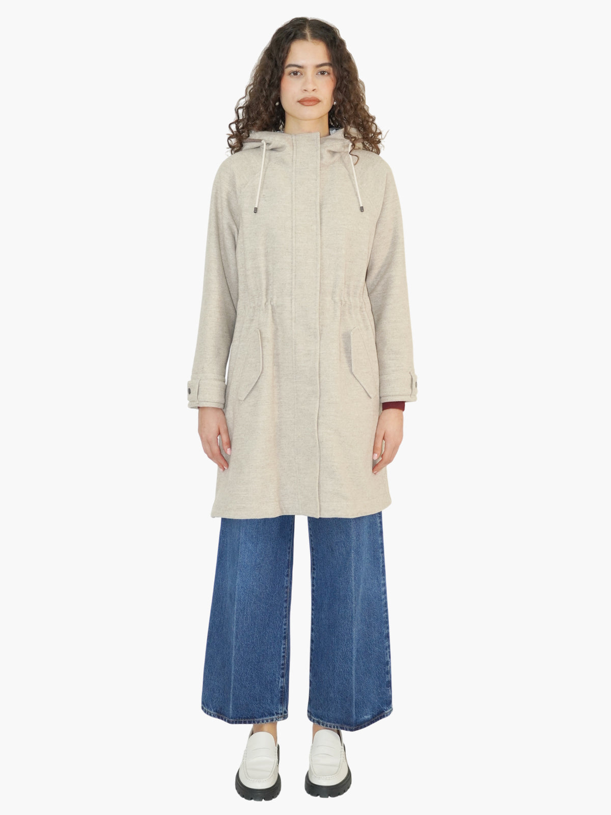 Wool Hooded Coat