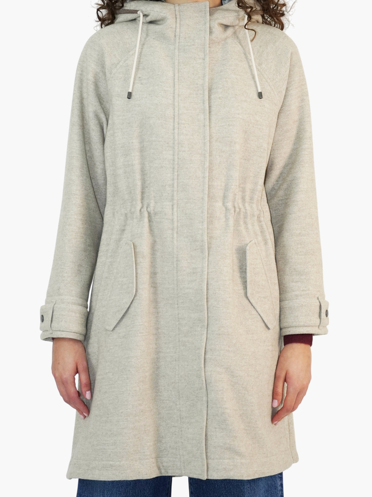 Wool Hooded Coat