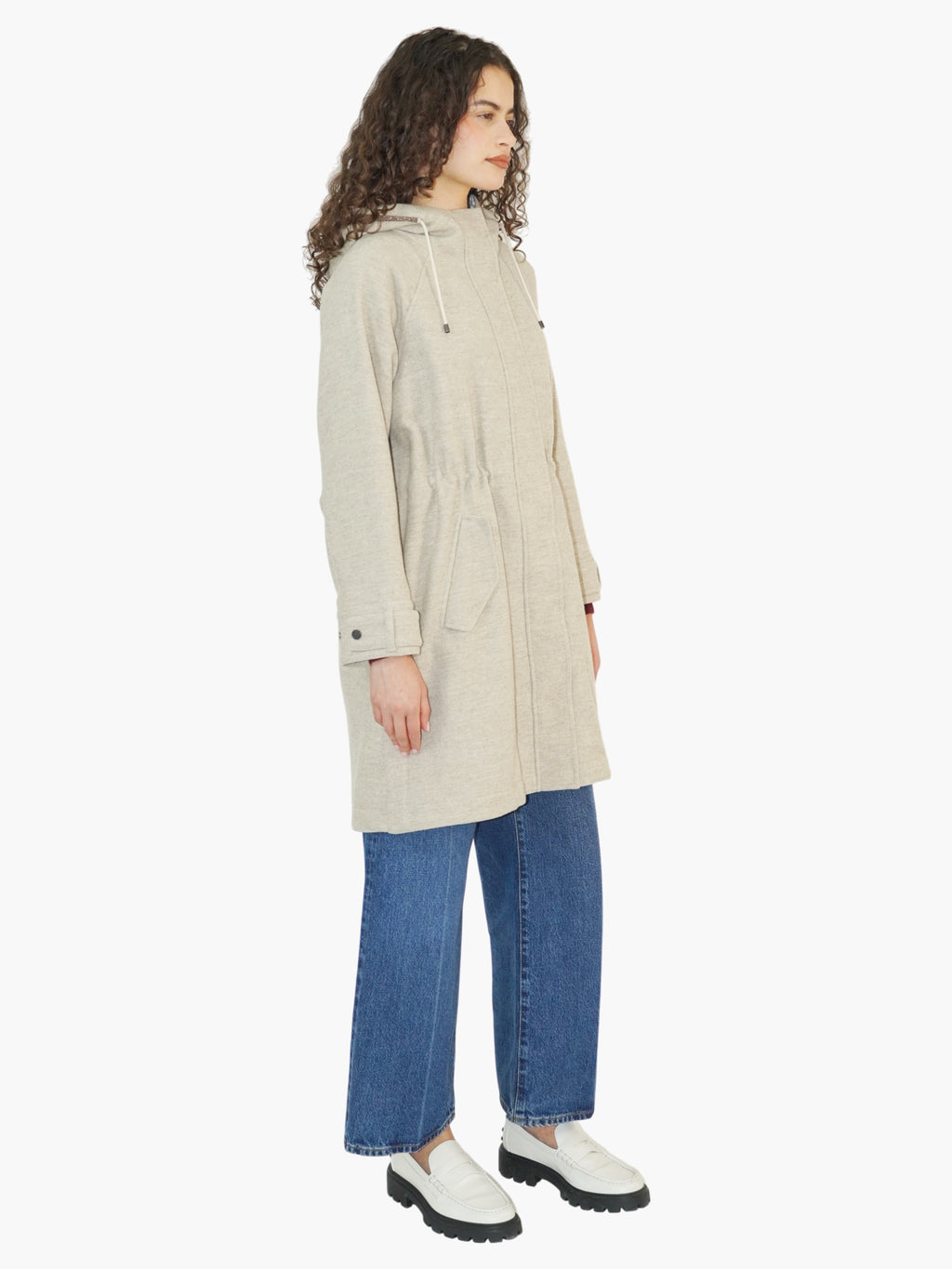 Wool Hooded Coat
