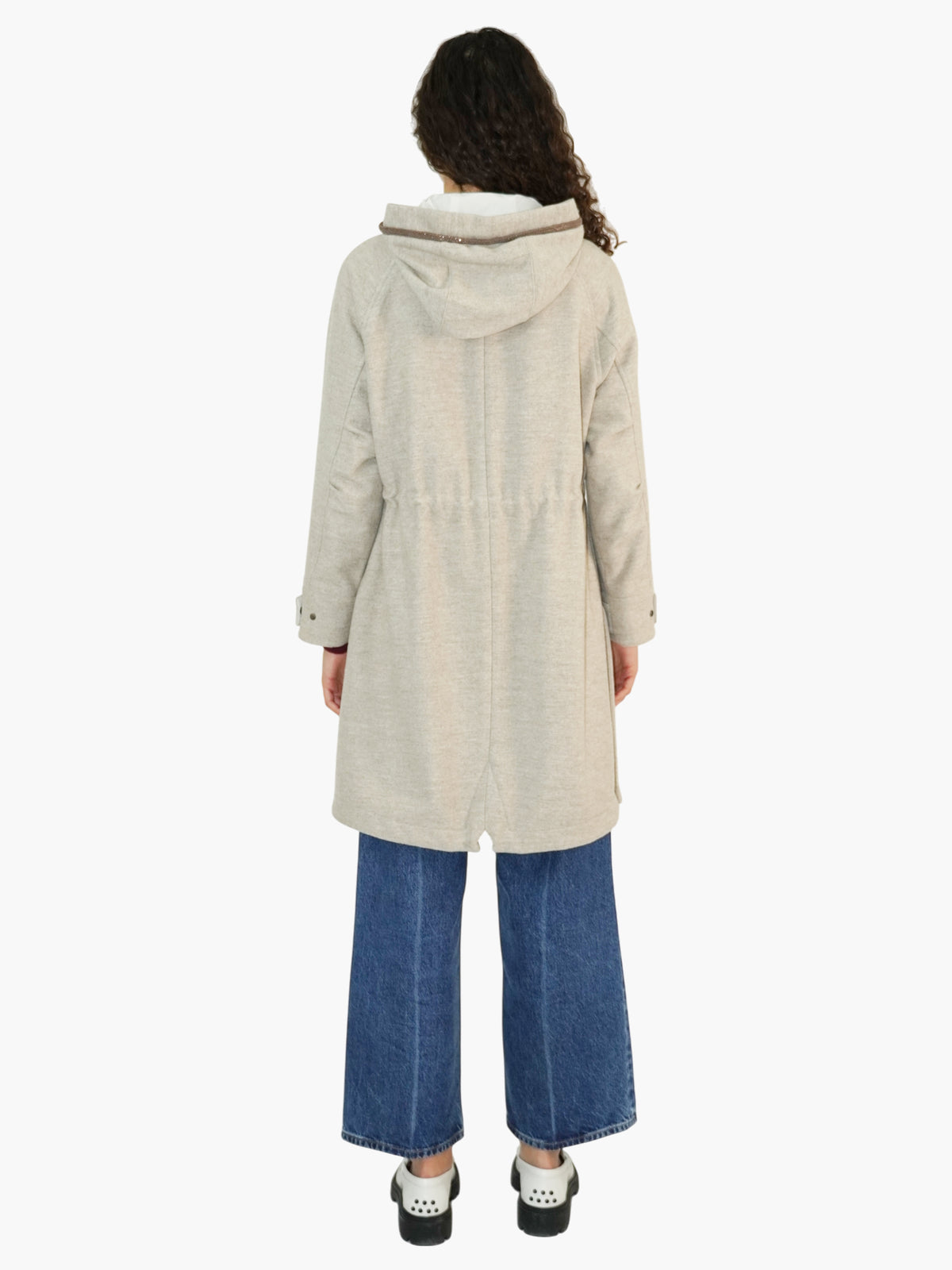 Wool Hooded Coat