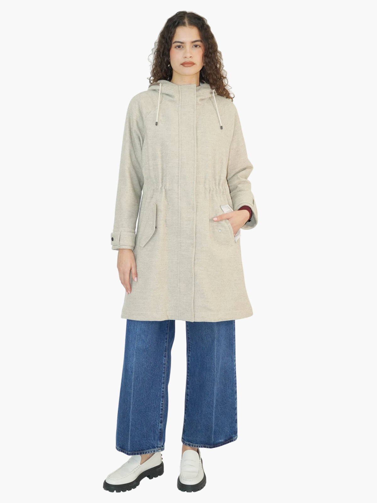 Wool Hooded Coat