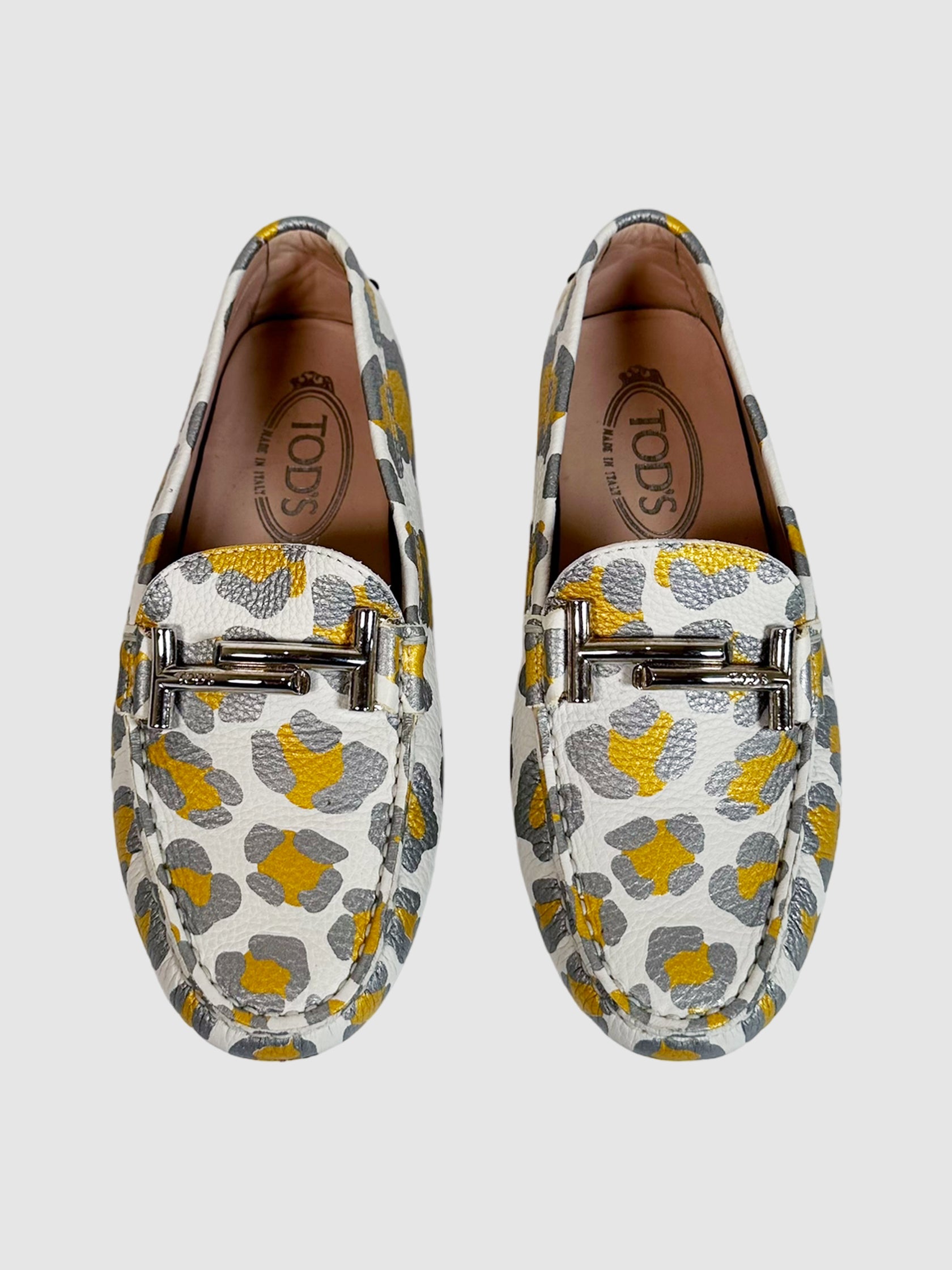 Tod's Animal Print Loafers - Size 36