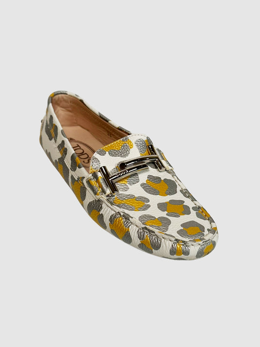 Tod's Animal Print Loafers - Size 36