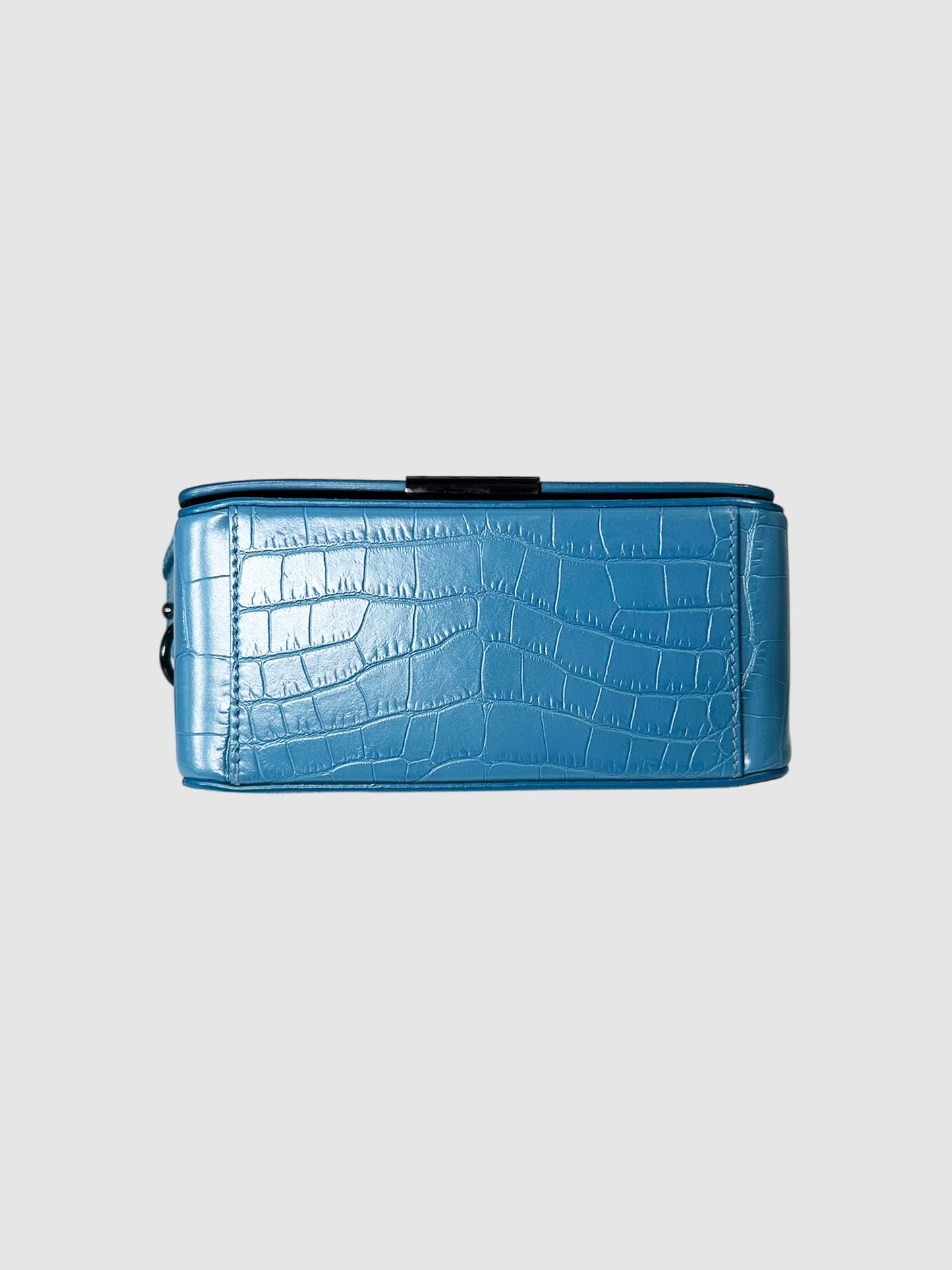 Croc-Embossed Cocco Flap Bag