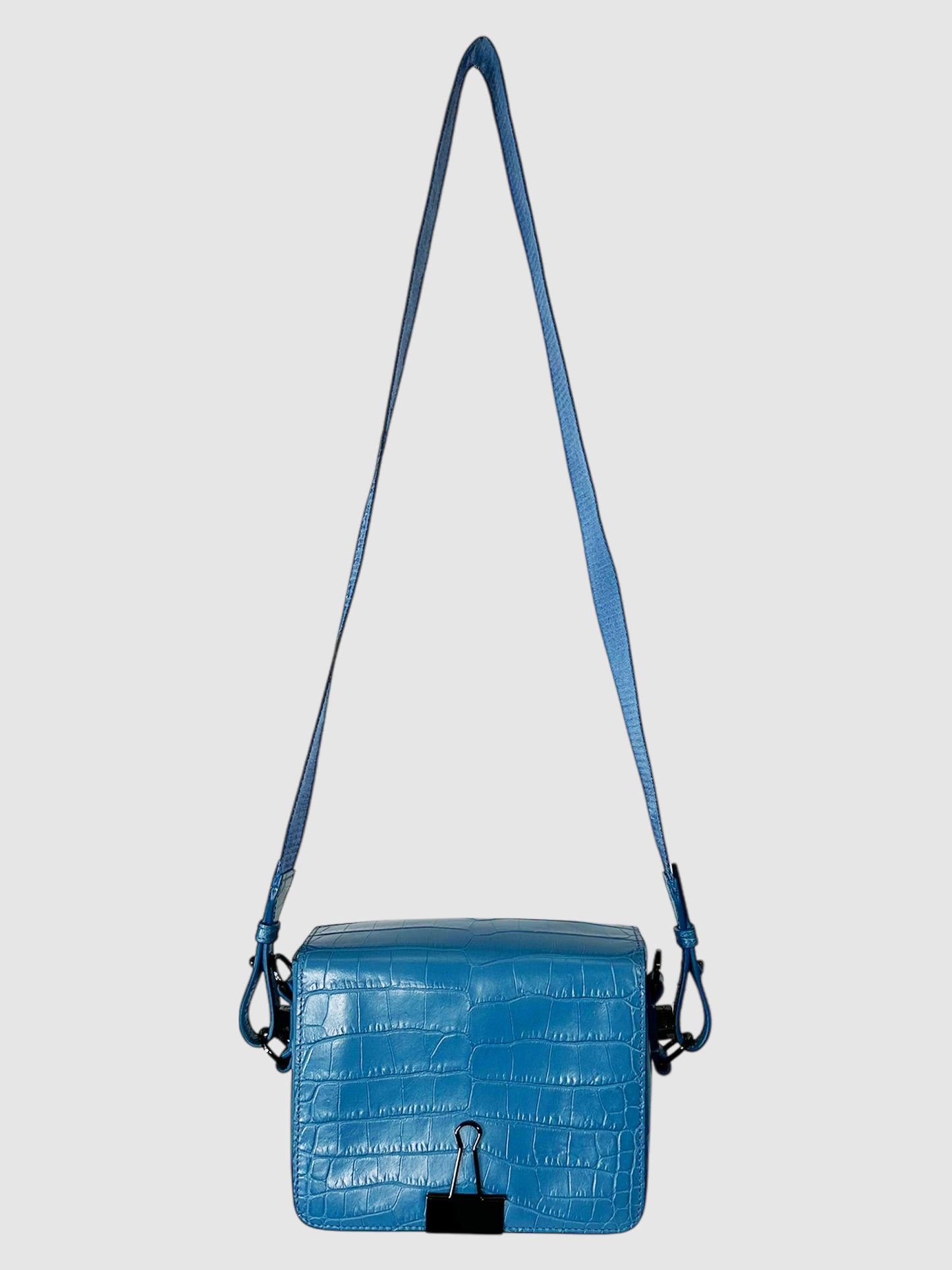 Croc-Embossed Cocco Flap Bag