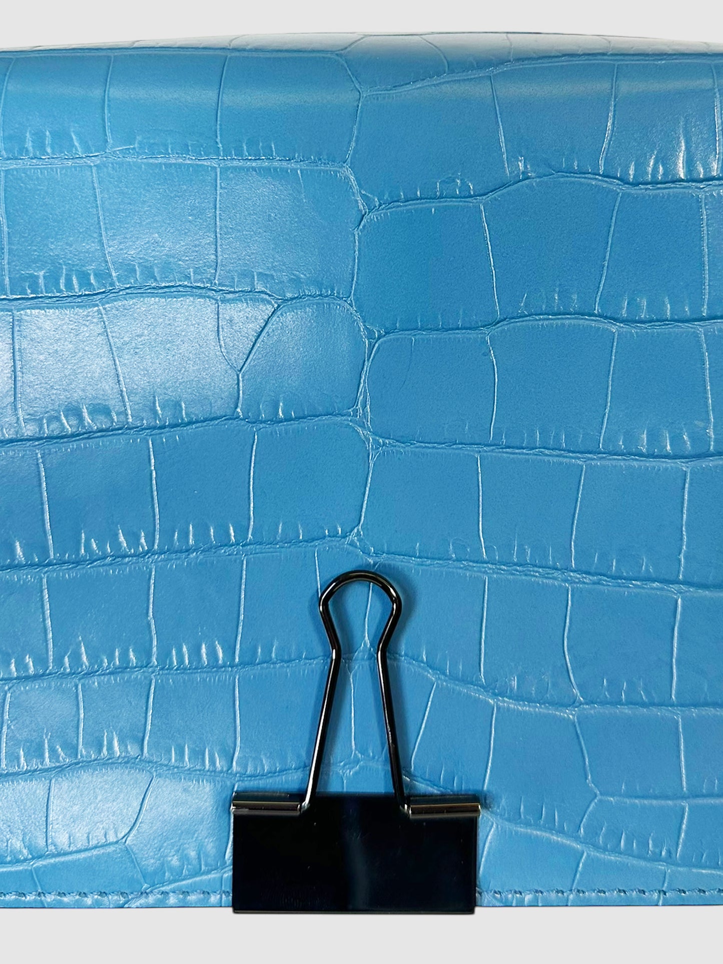 Croc-Embossed Cocco Flap Bag