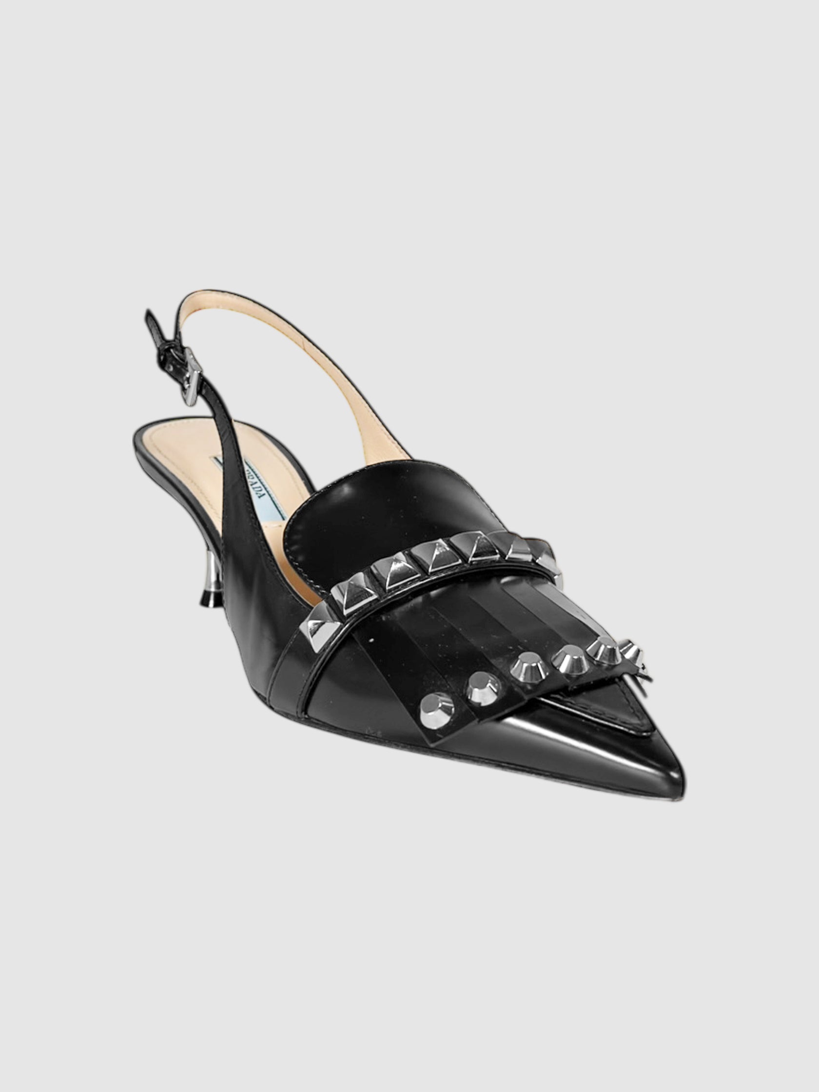 Fringed Slingback Pumps