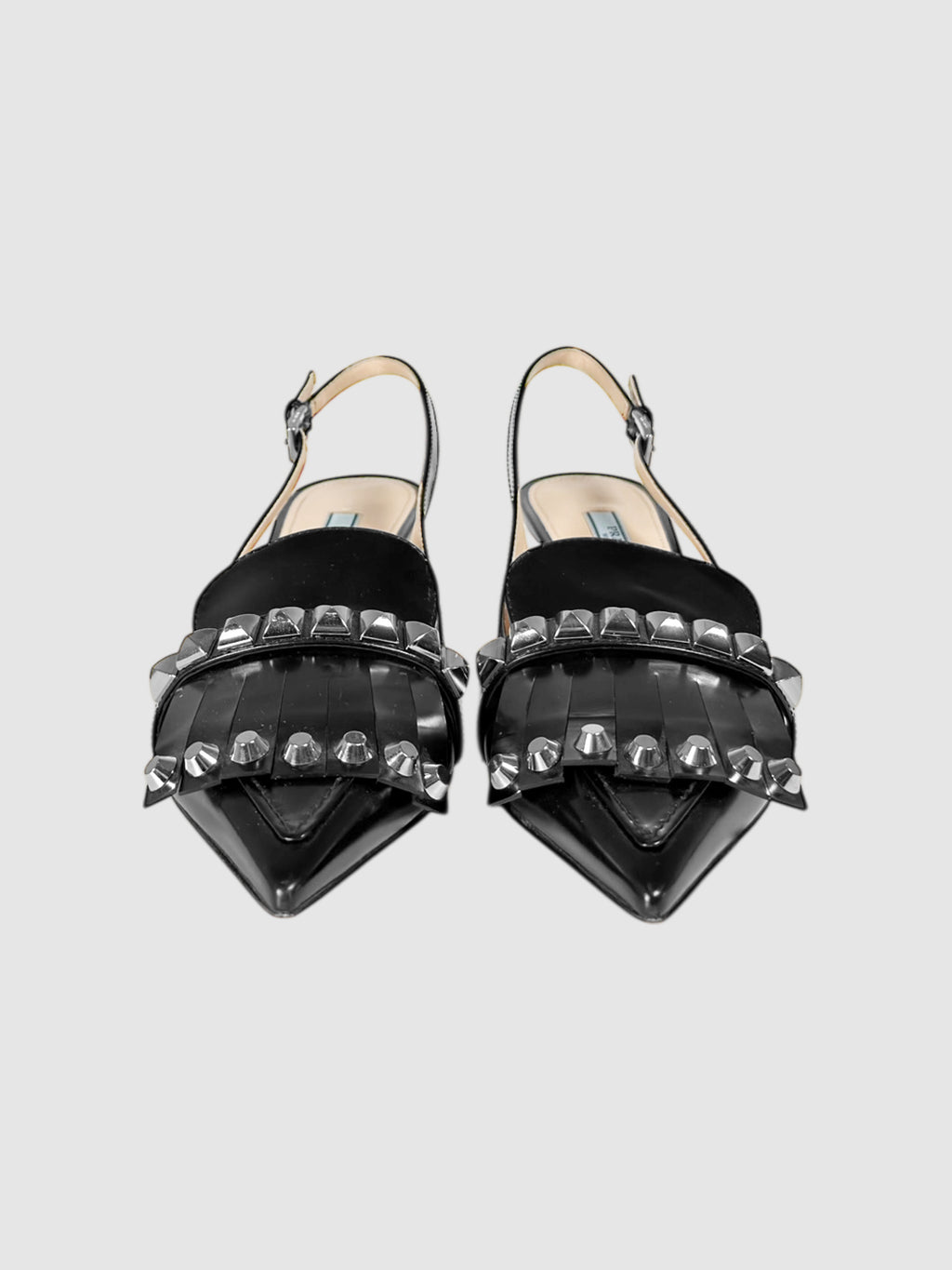 Fringed Slingback Pumps