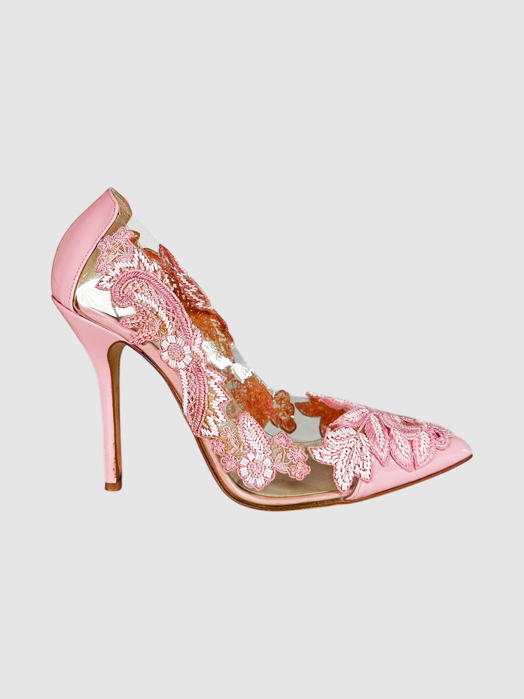 Bead Embellished Alyssa Pumps - Size 38.5