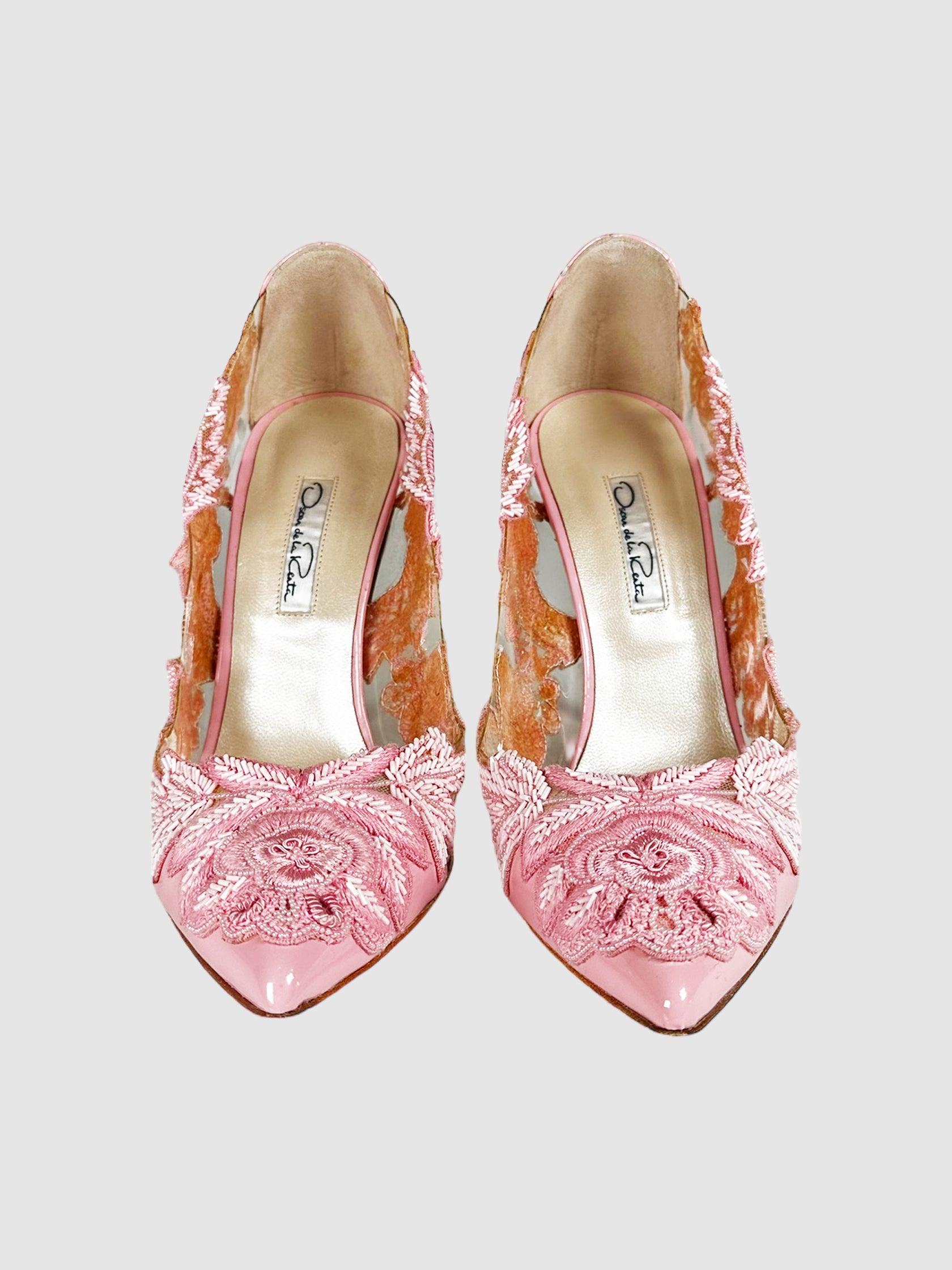 Bead Embellished Alyssa Pumps - Size 38.5