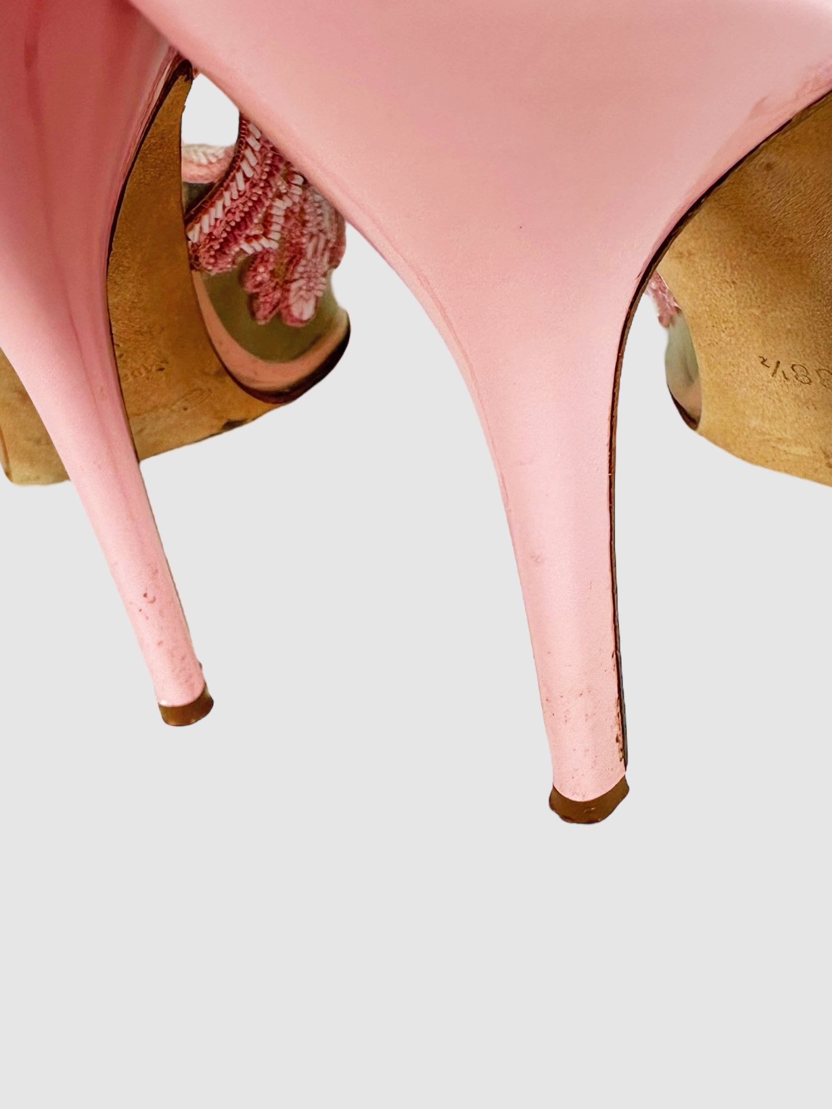 Bead Embellished Alyssa Pumps - Size 38.5