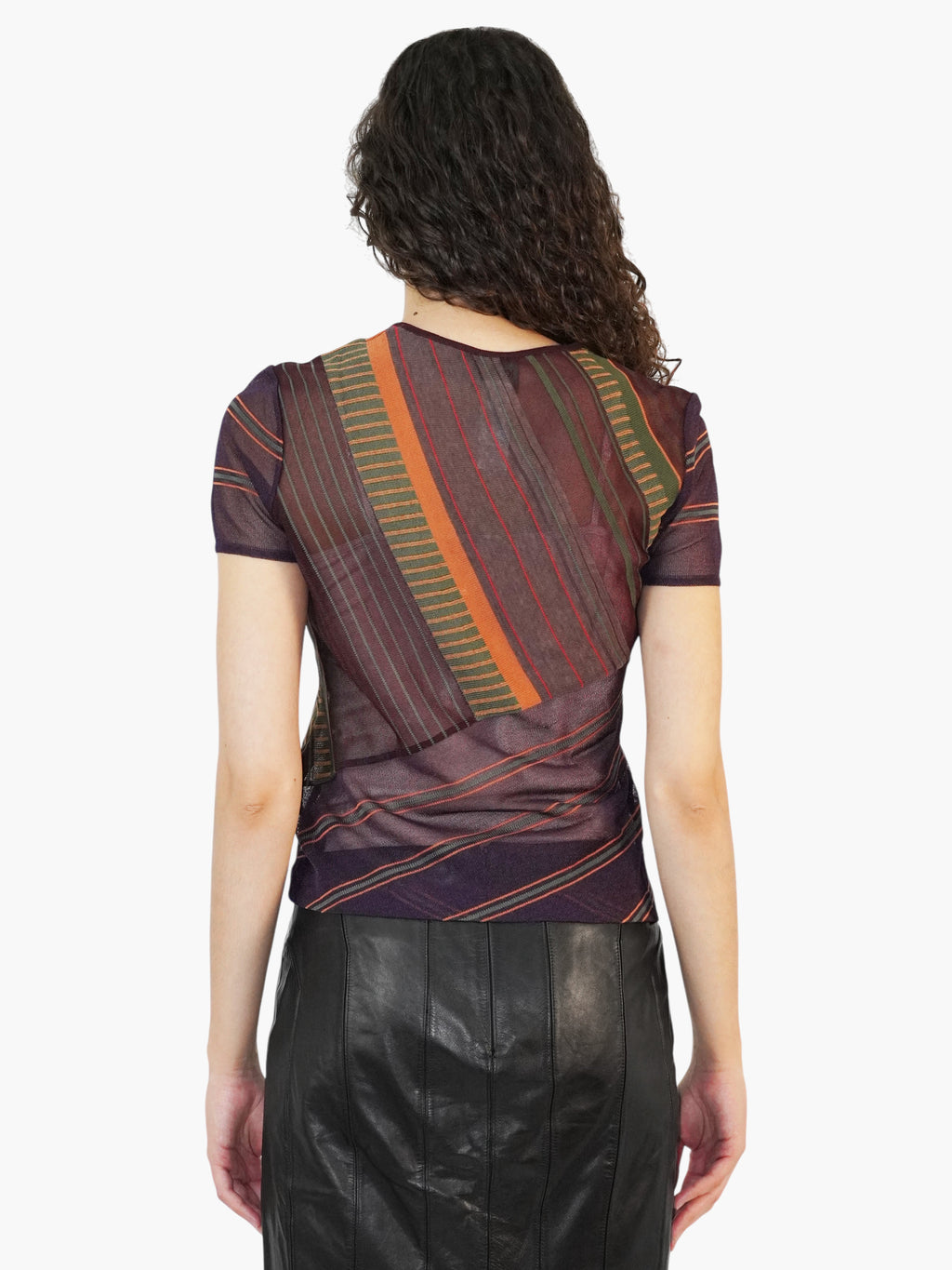 Sheer Stripe Top