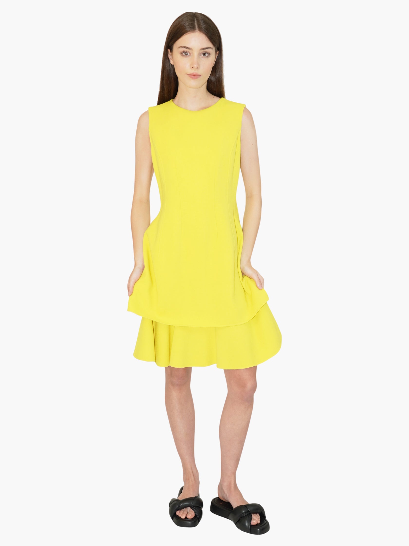 Ruffle Hem Dress