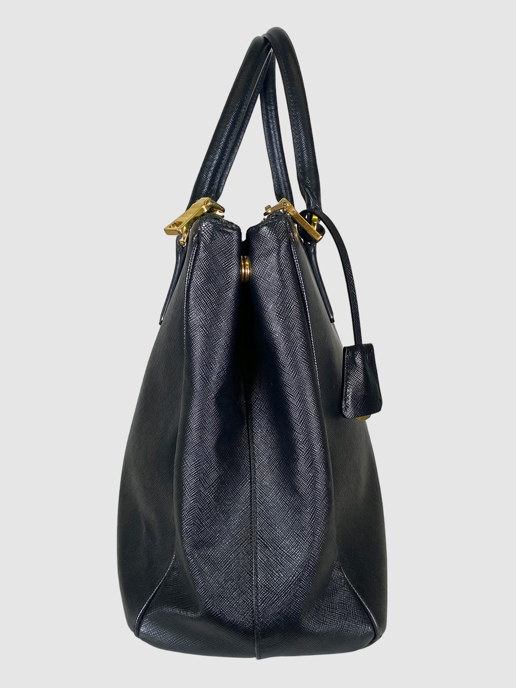 Medium Saffiano Double Zip Galleria Tote