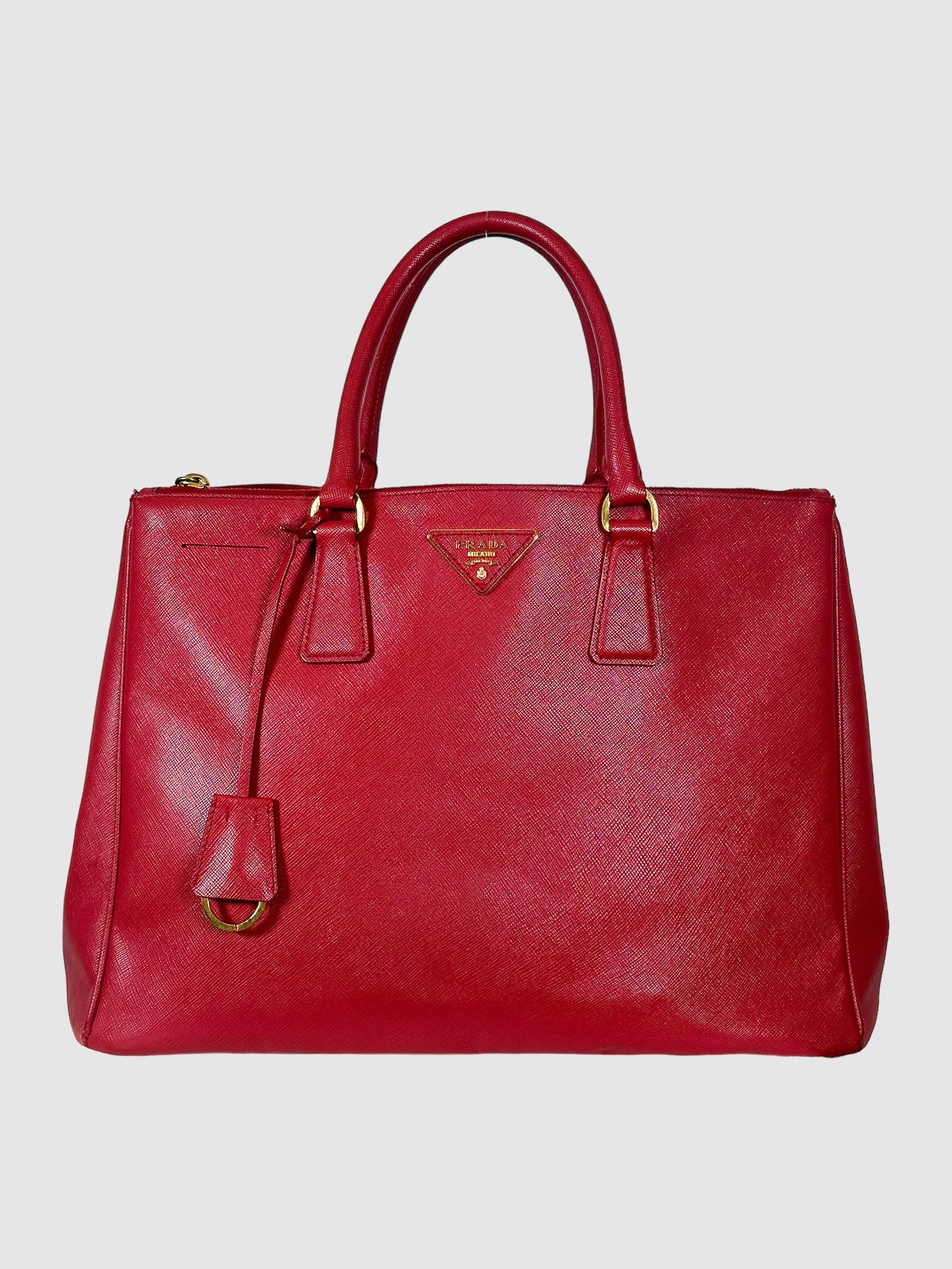 Medium Saffiano Lux Galleria Tote