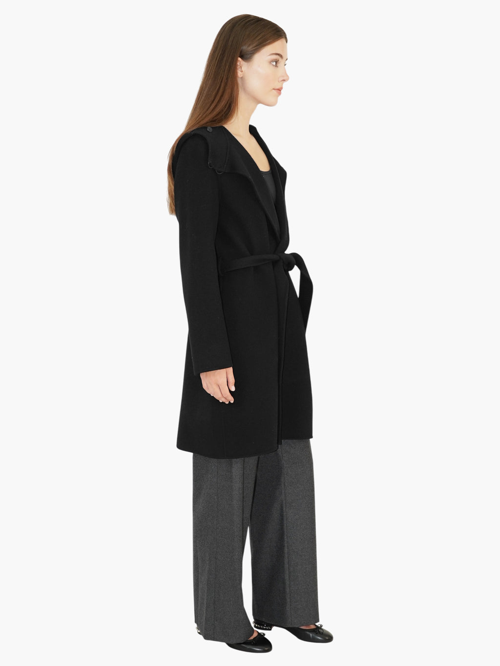 Wool Wrap Coat