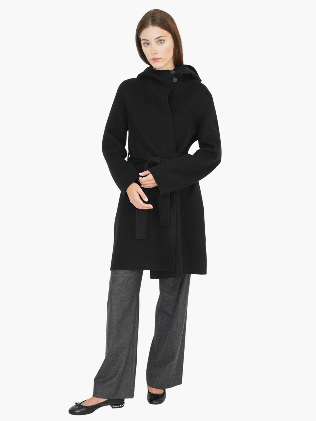 Wool Wrap Coat