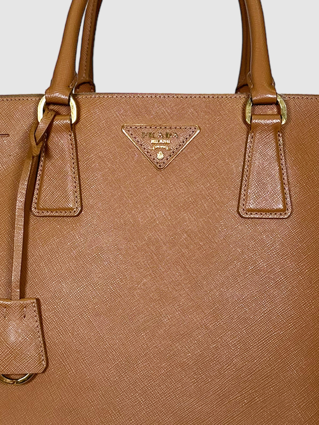 Medium Saffiano Large Double Zip Galleria Tote