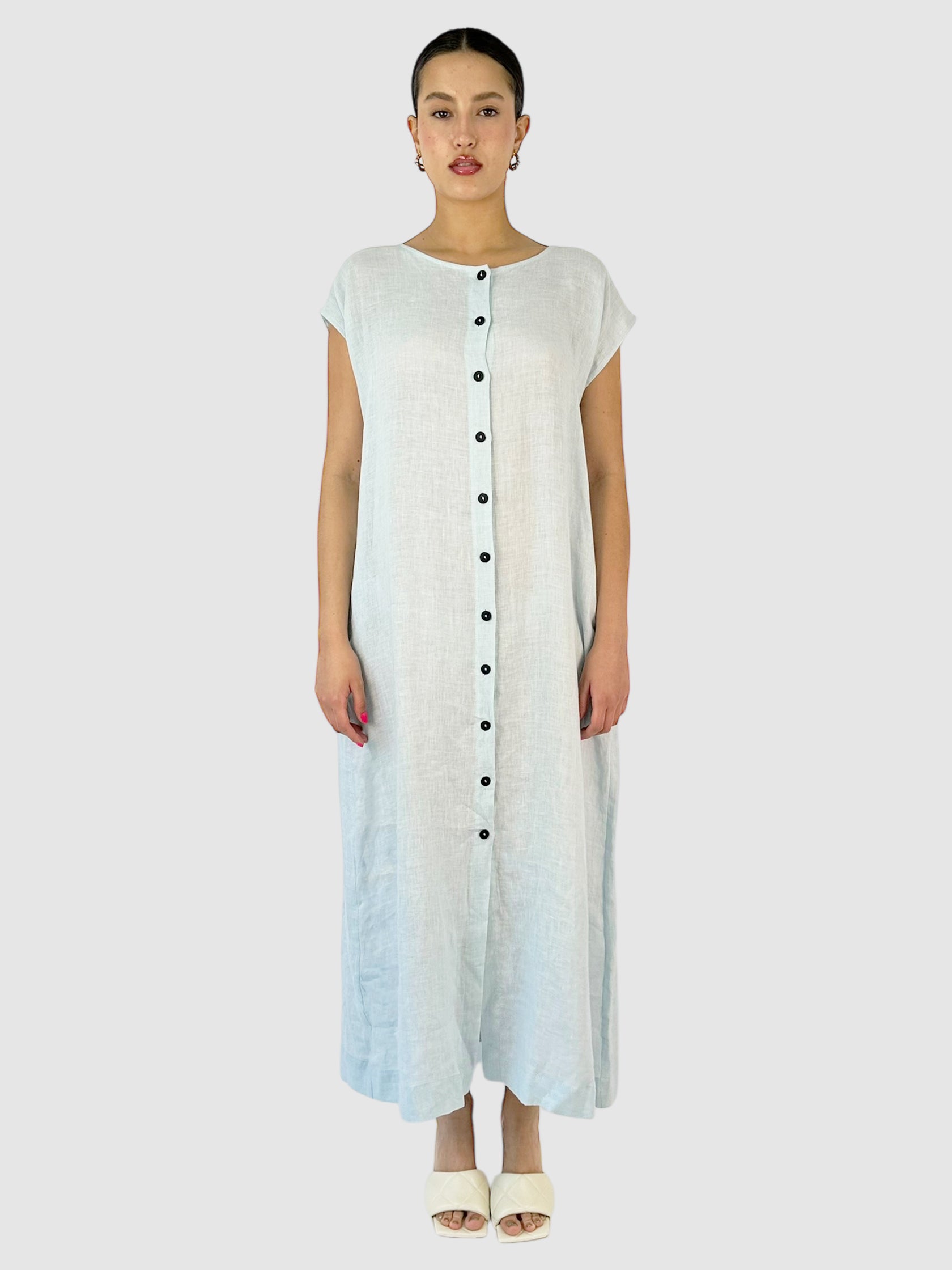 Sleeveless Linen Dress