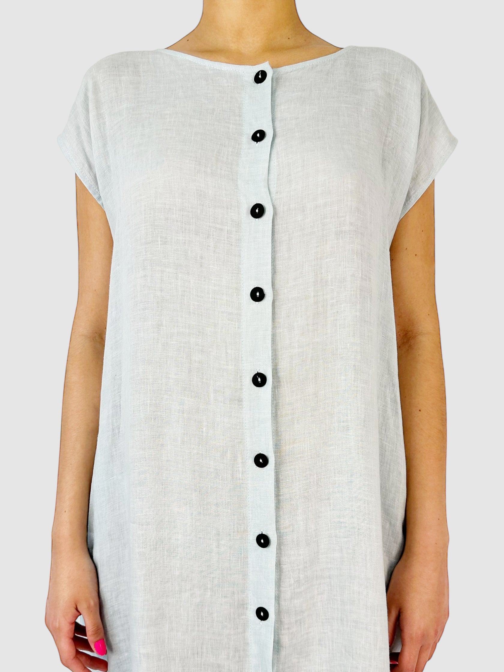 Sleeveless Linen Dress