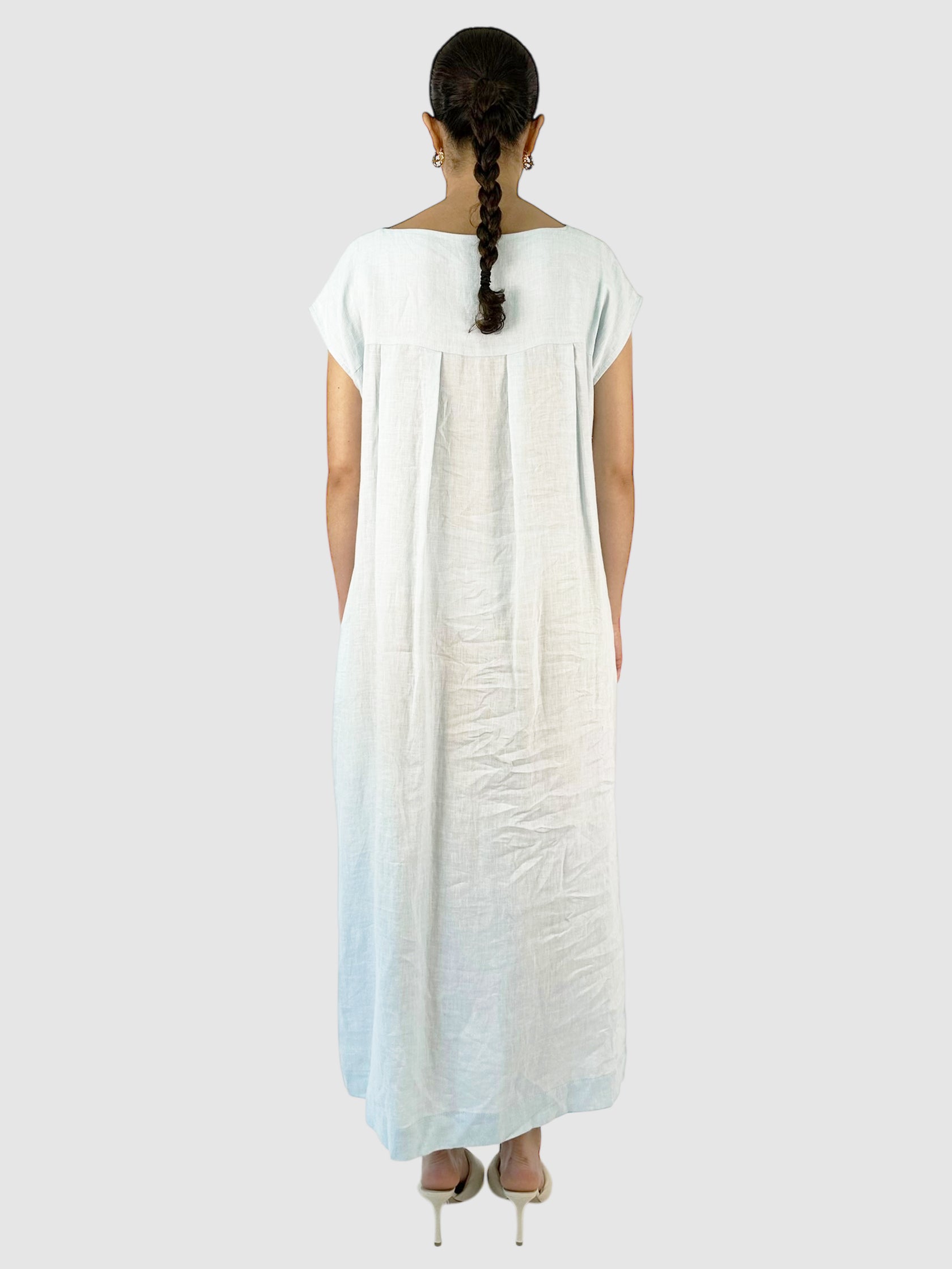 Sleeveless Linen Dress