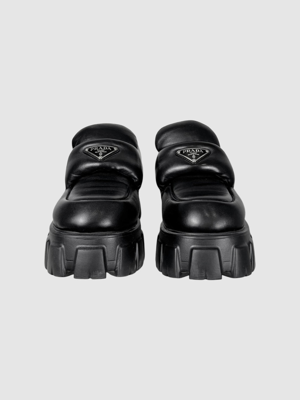 Padded Leather Loafers