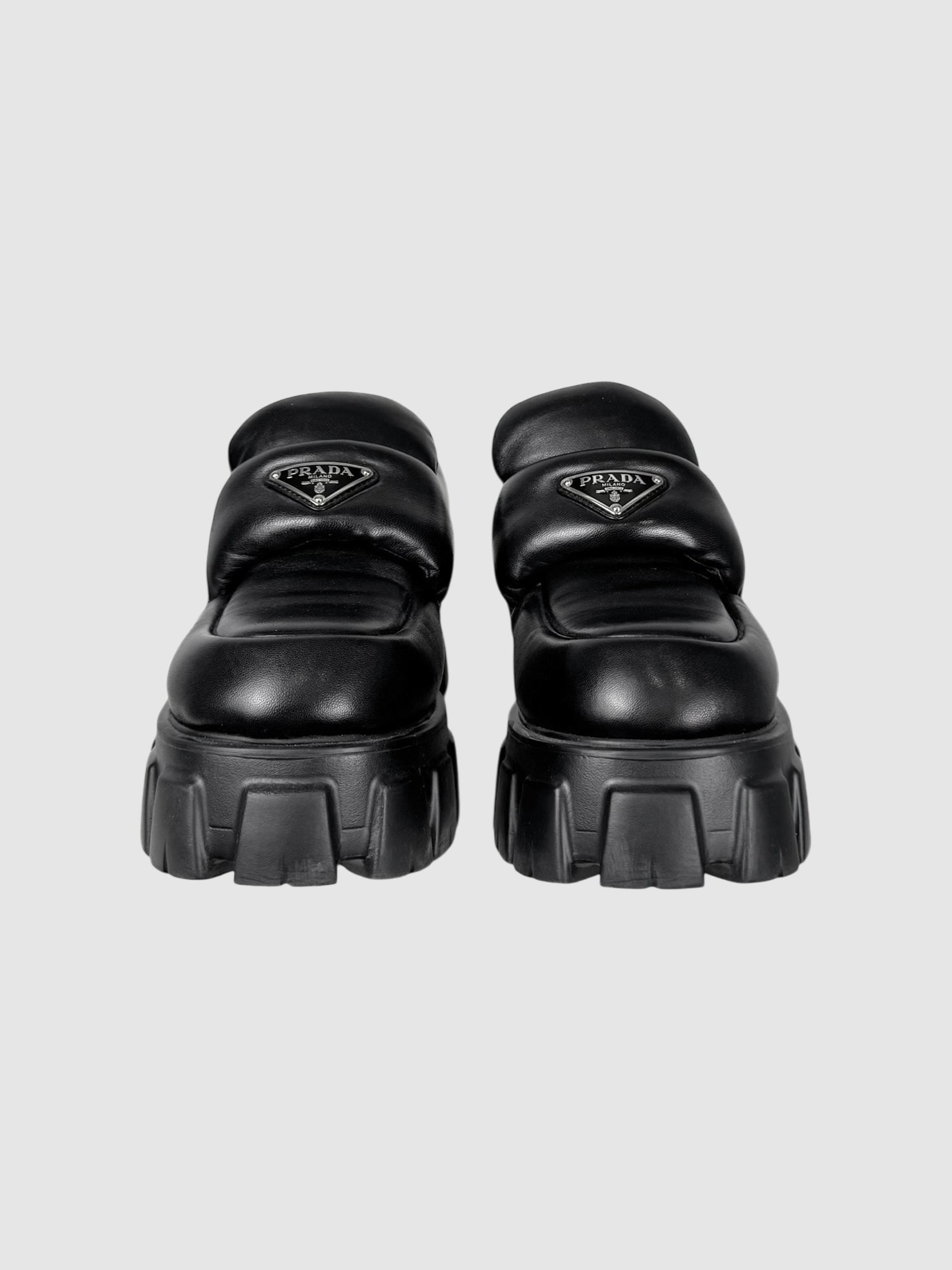 Padded Leather Loafers