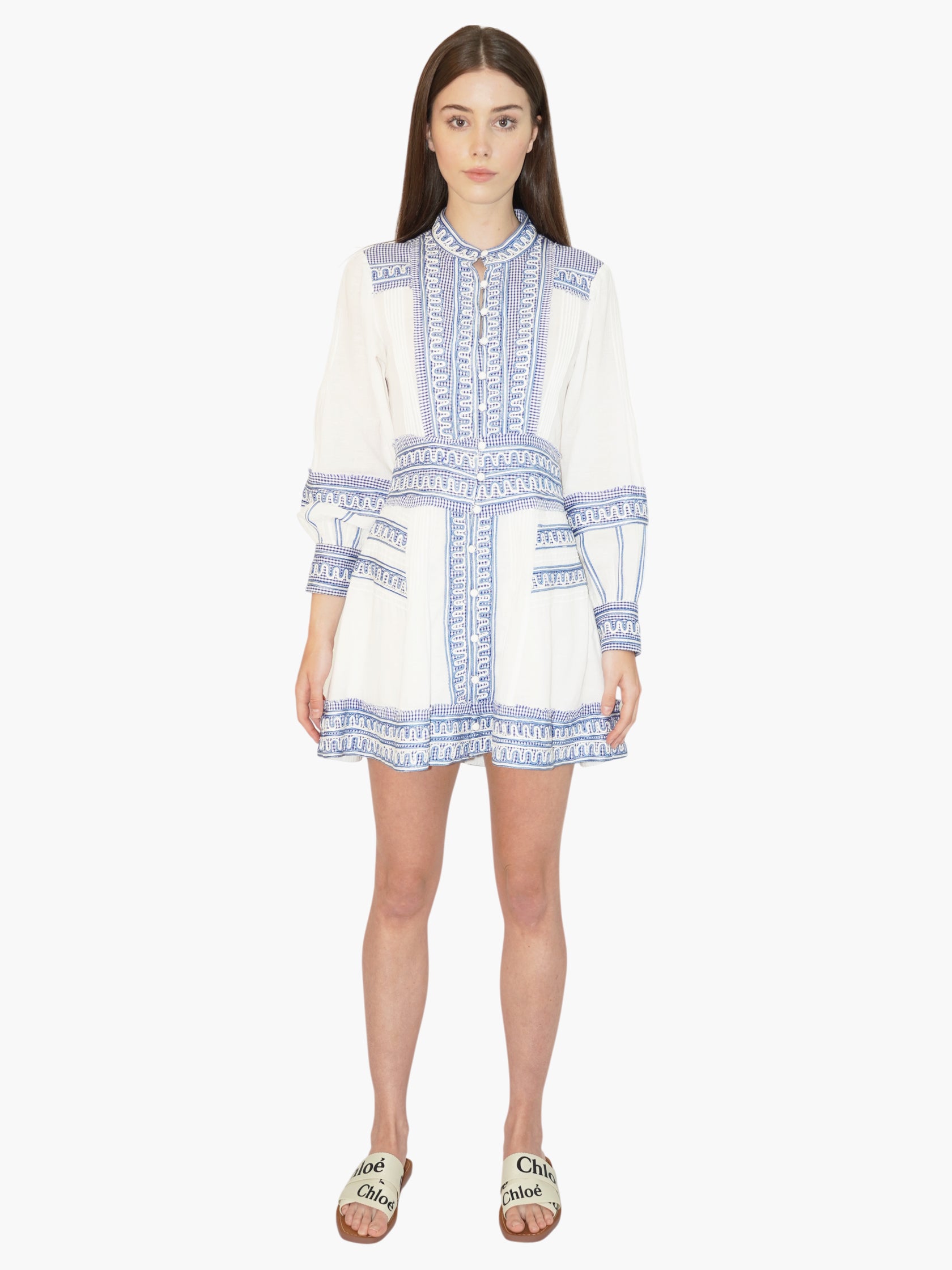 Embroidered Pasha Dress